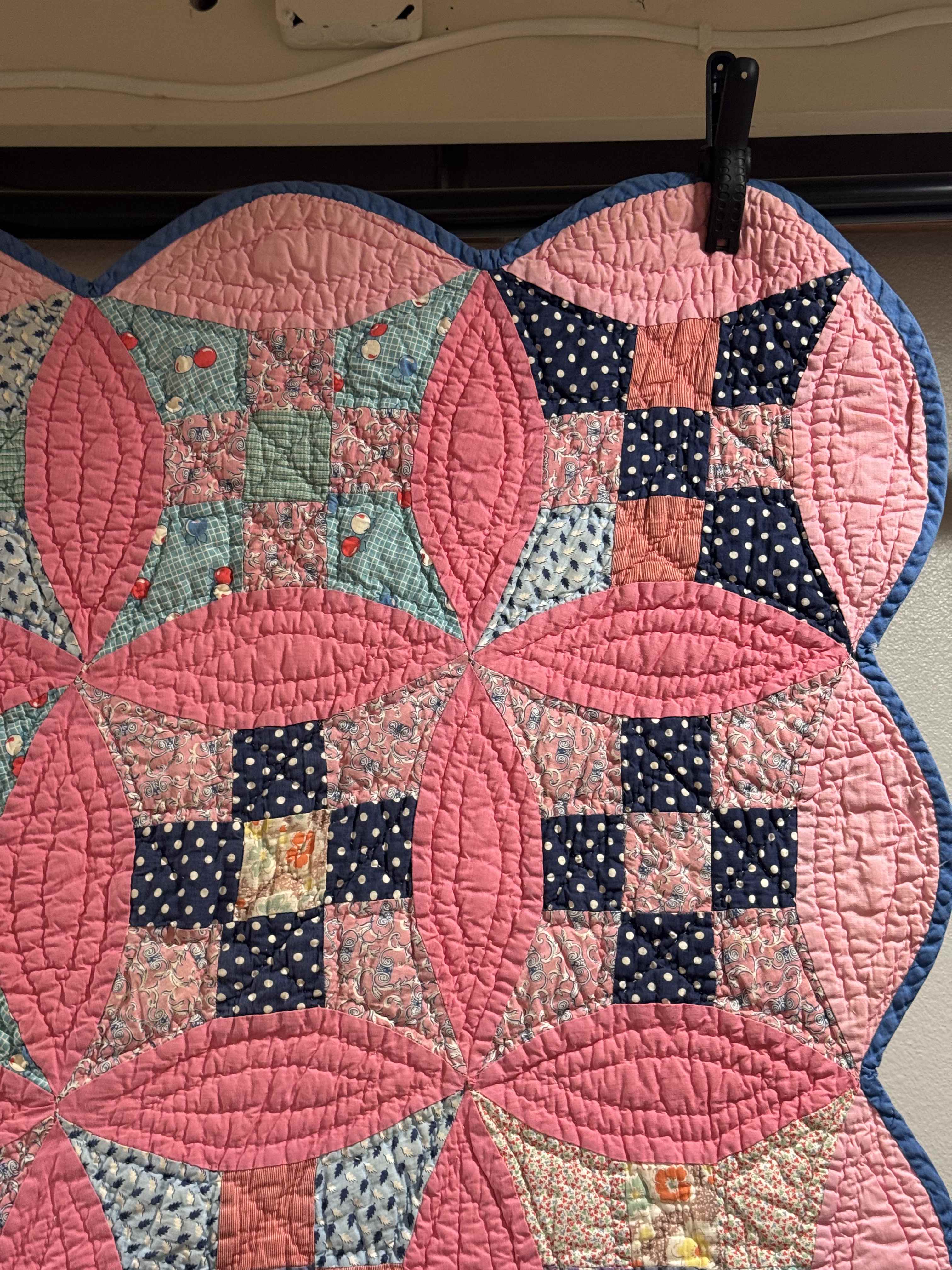 Vintage Glorified Nine Patch Quilt