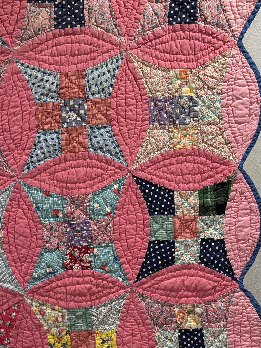 Vintage Glorified Nine Patch Quilt