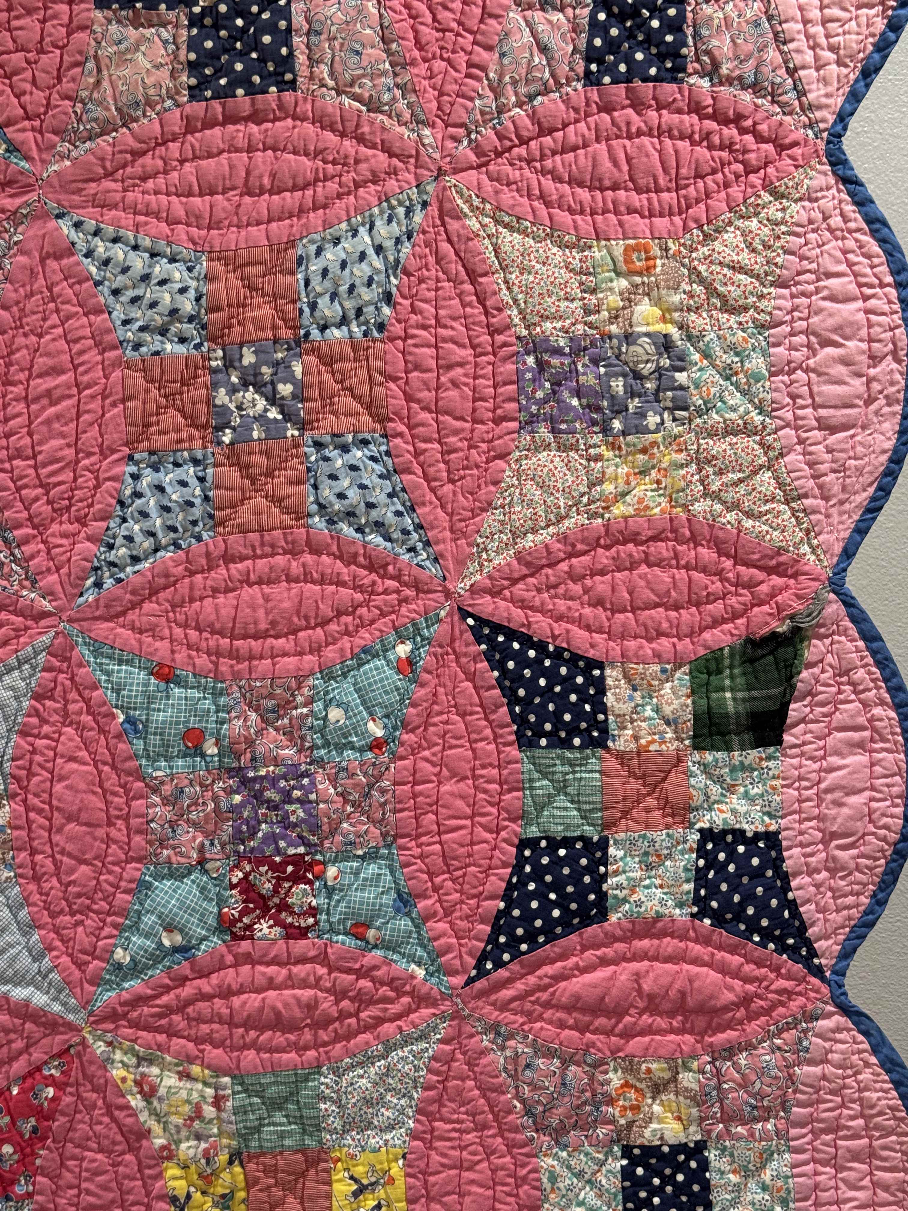 Vintage Glorified Nine Patch Quilt