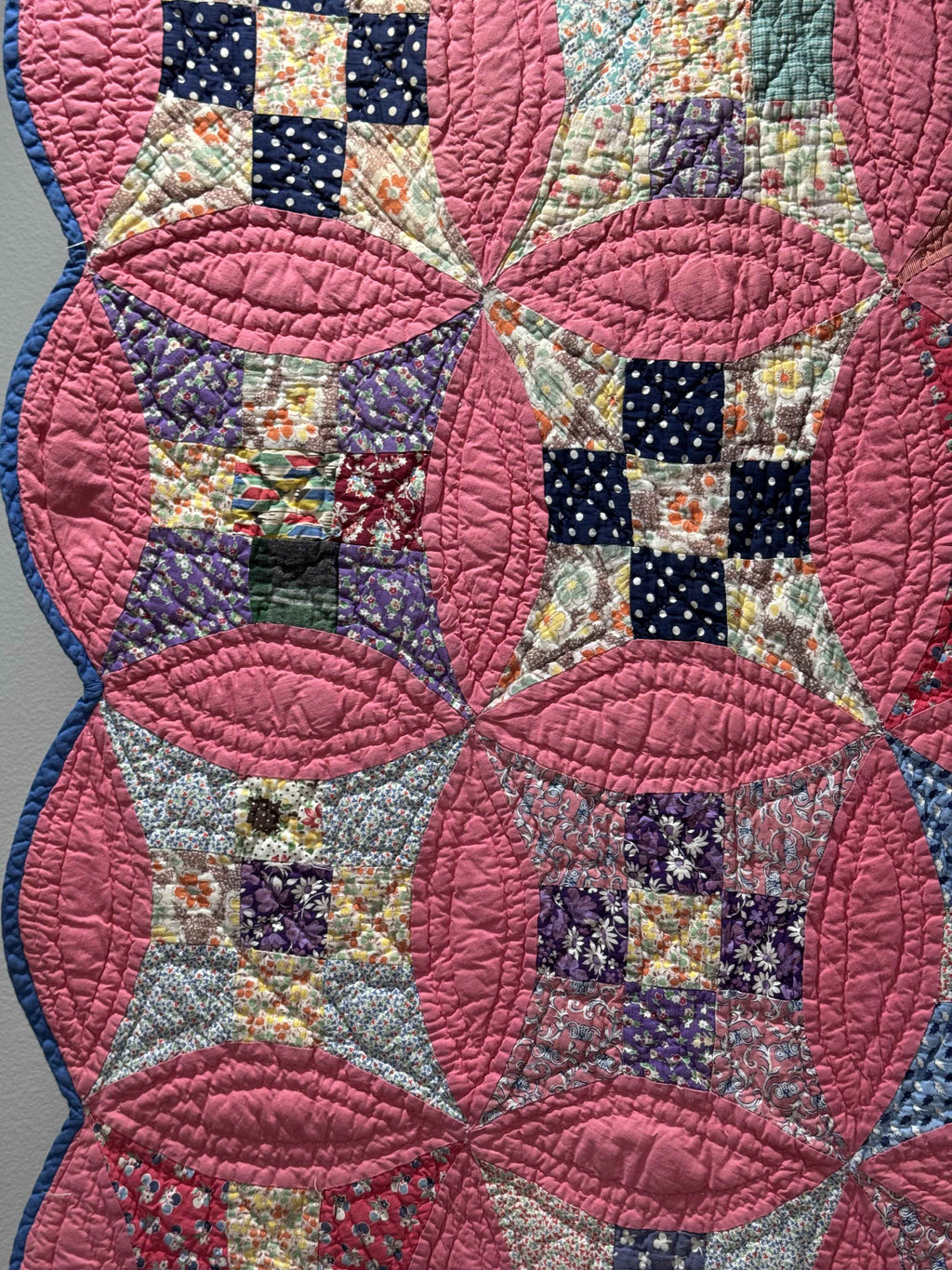 Vintage Glorified Nine Patch Quilt