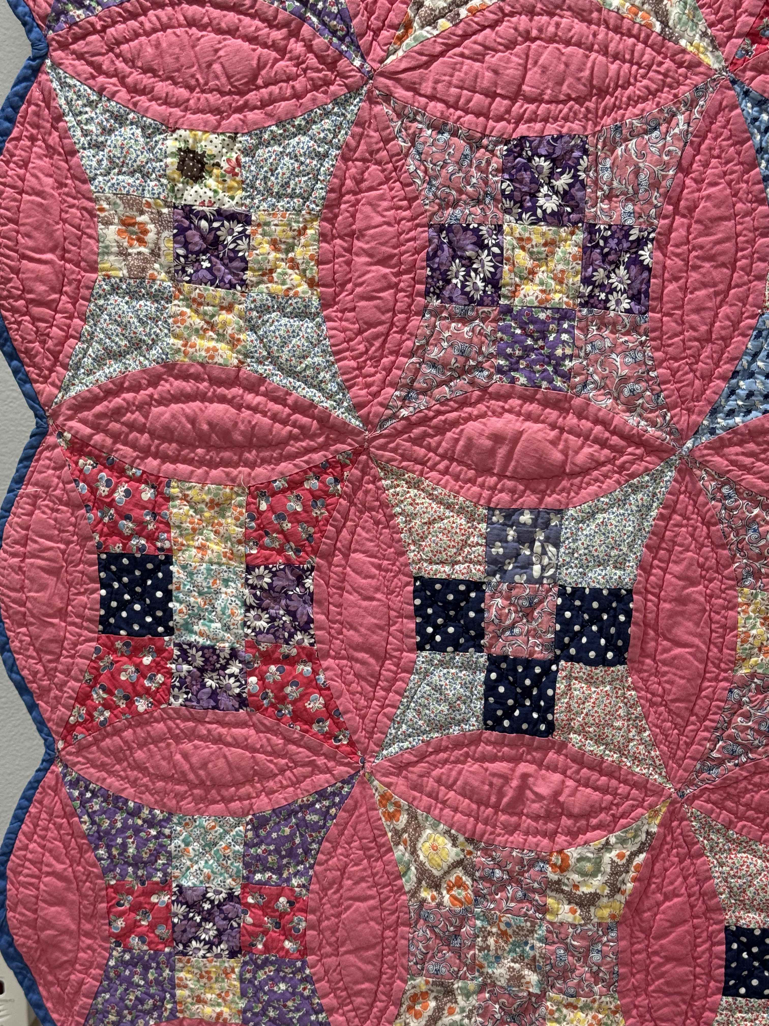 Vintage Glorified Nine Patch Quilt