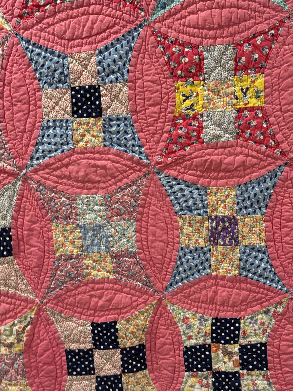 Vintage Glorified Nine Patch Quilt
