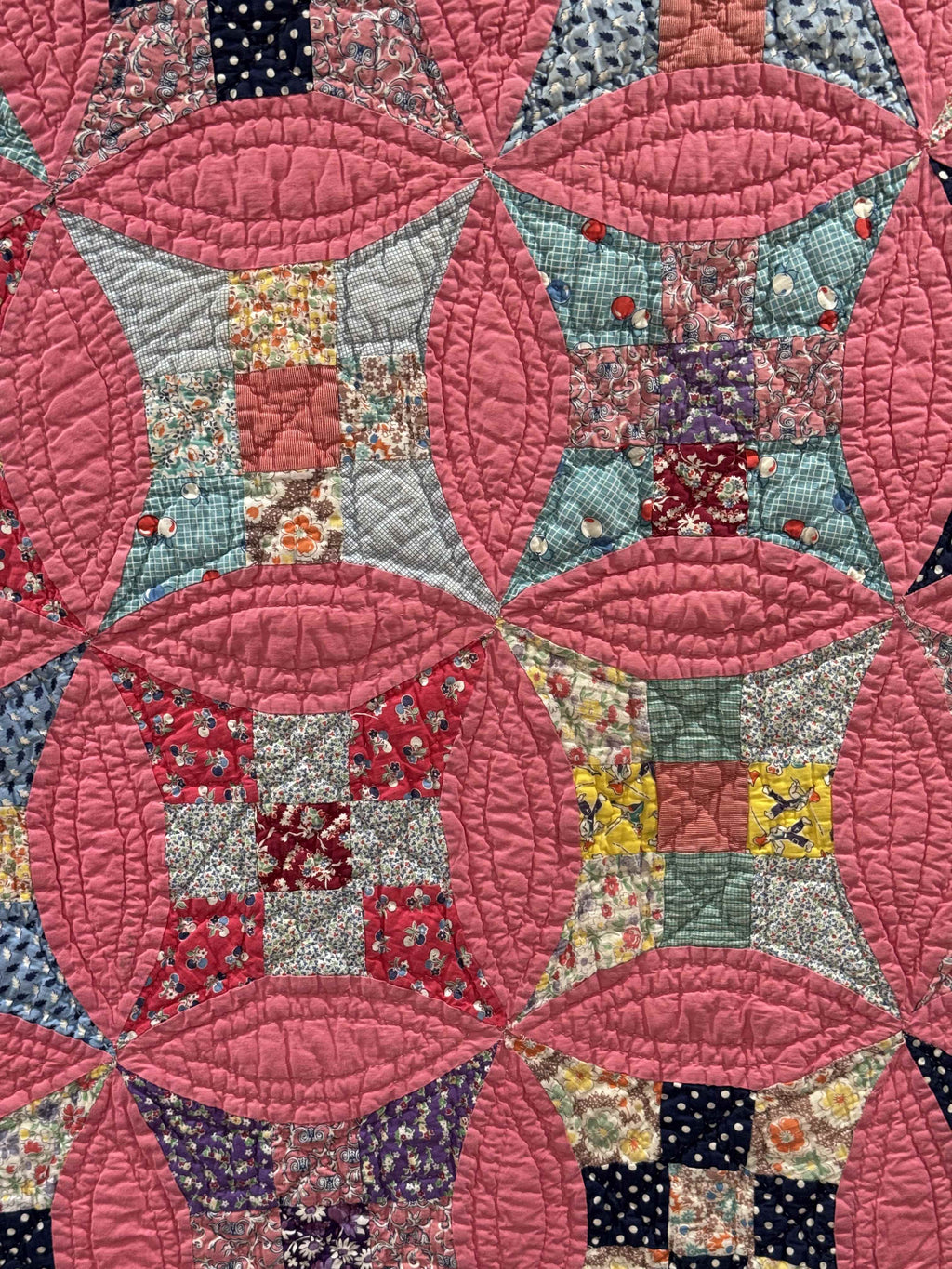 Vintage Glorified Nine Patch Quilt