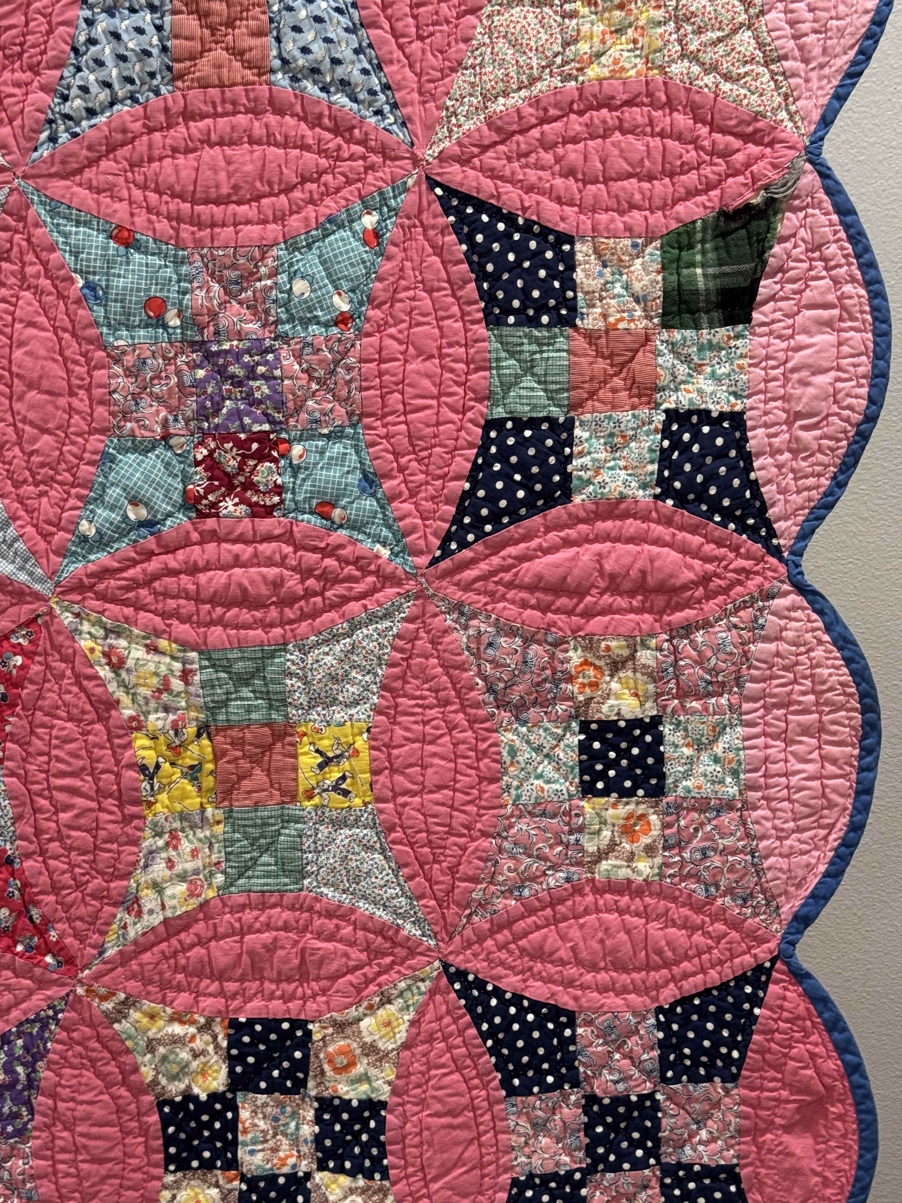 Vintage Glorified Nine Patch Quilt