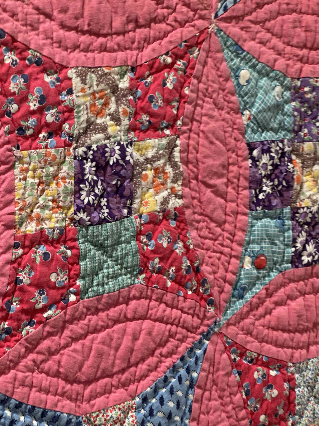 Vintage Glorified Nine Patch Quilt