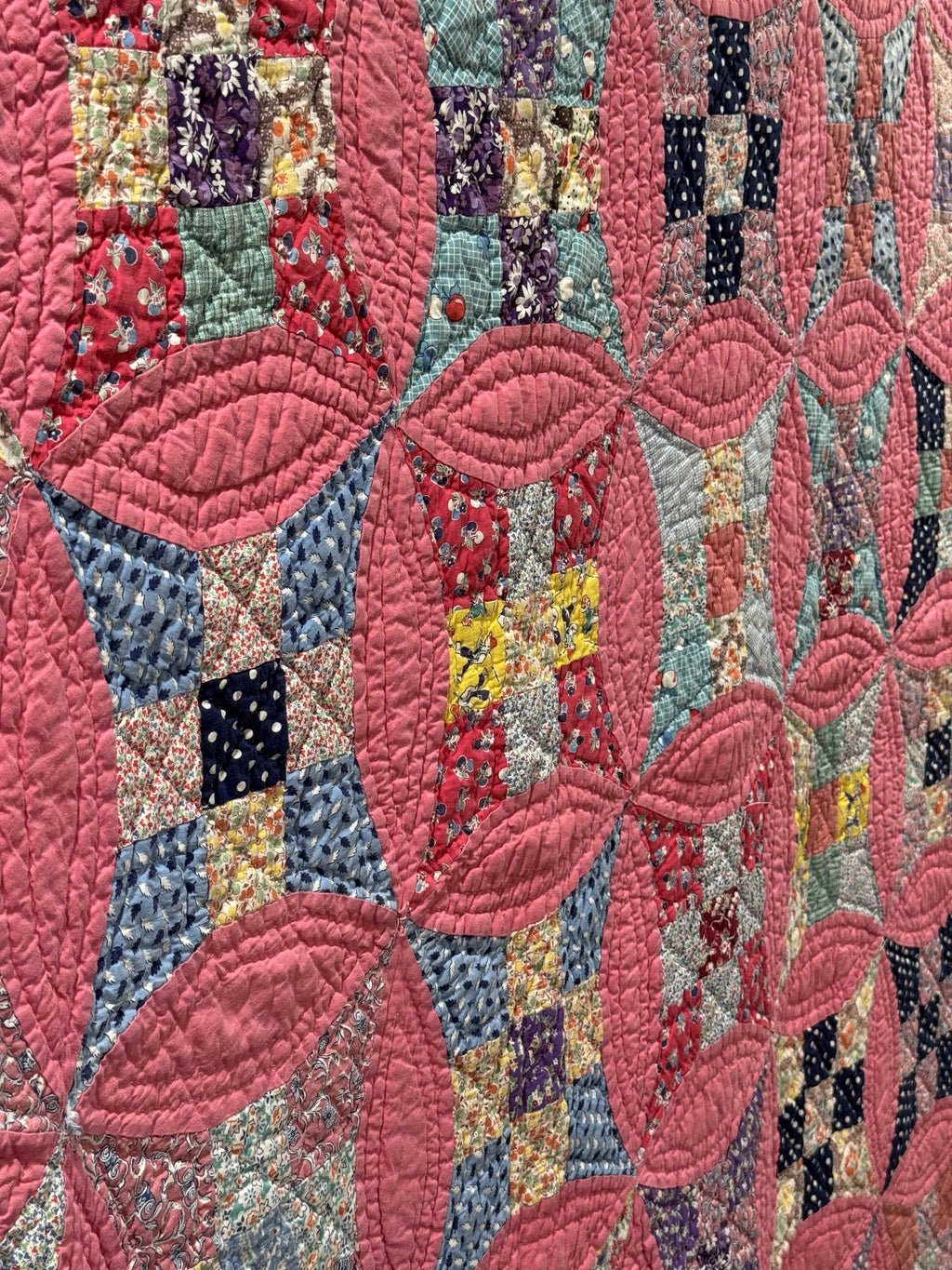 Vintage Glorified Nine Patch Quilt