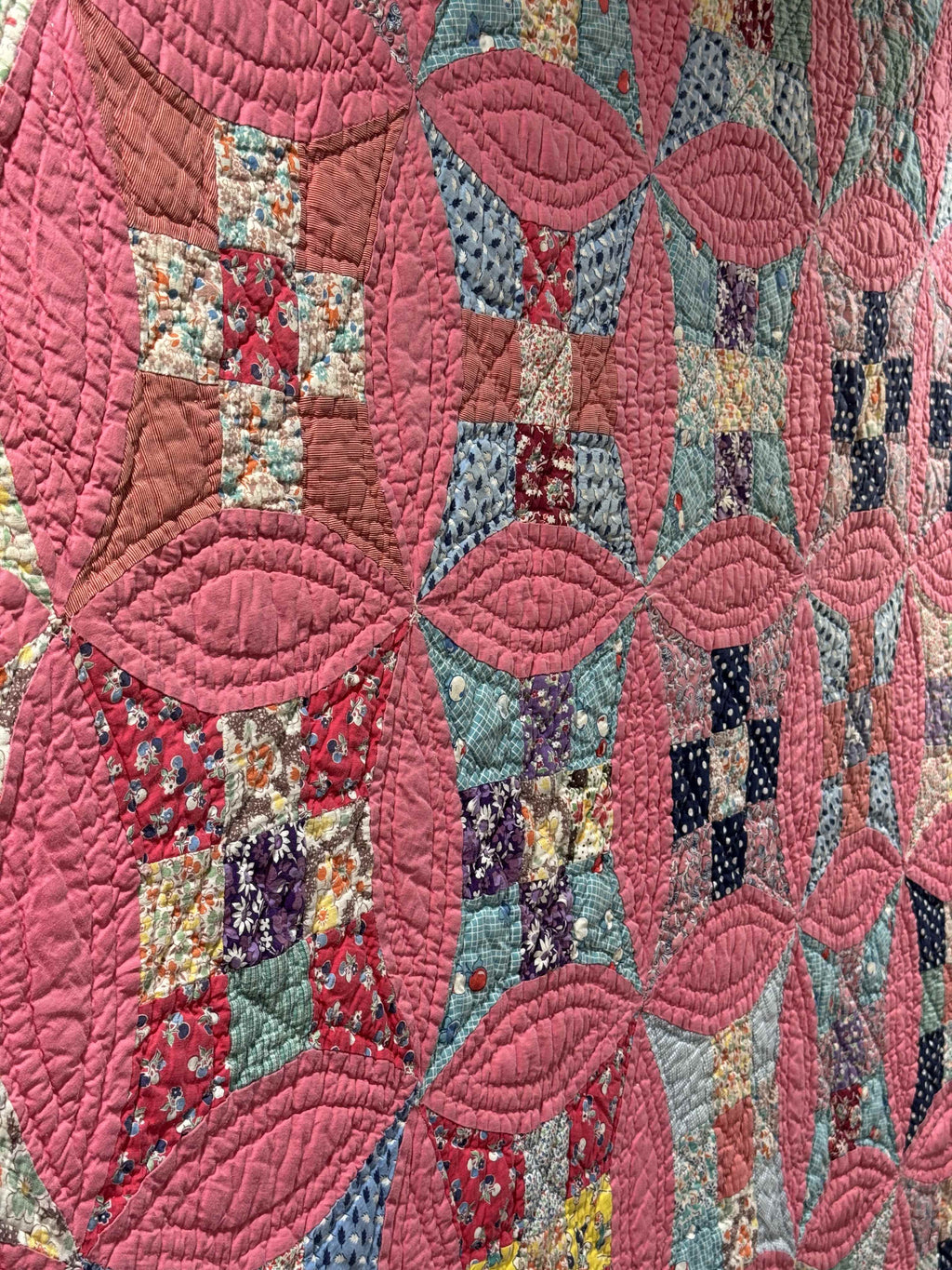 Vintage Glorified Nine Patch Quilt