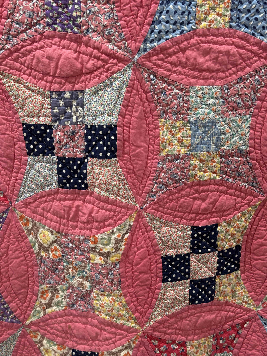 Vintage Glorified Nine Patch Quilt