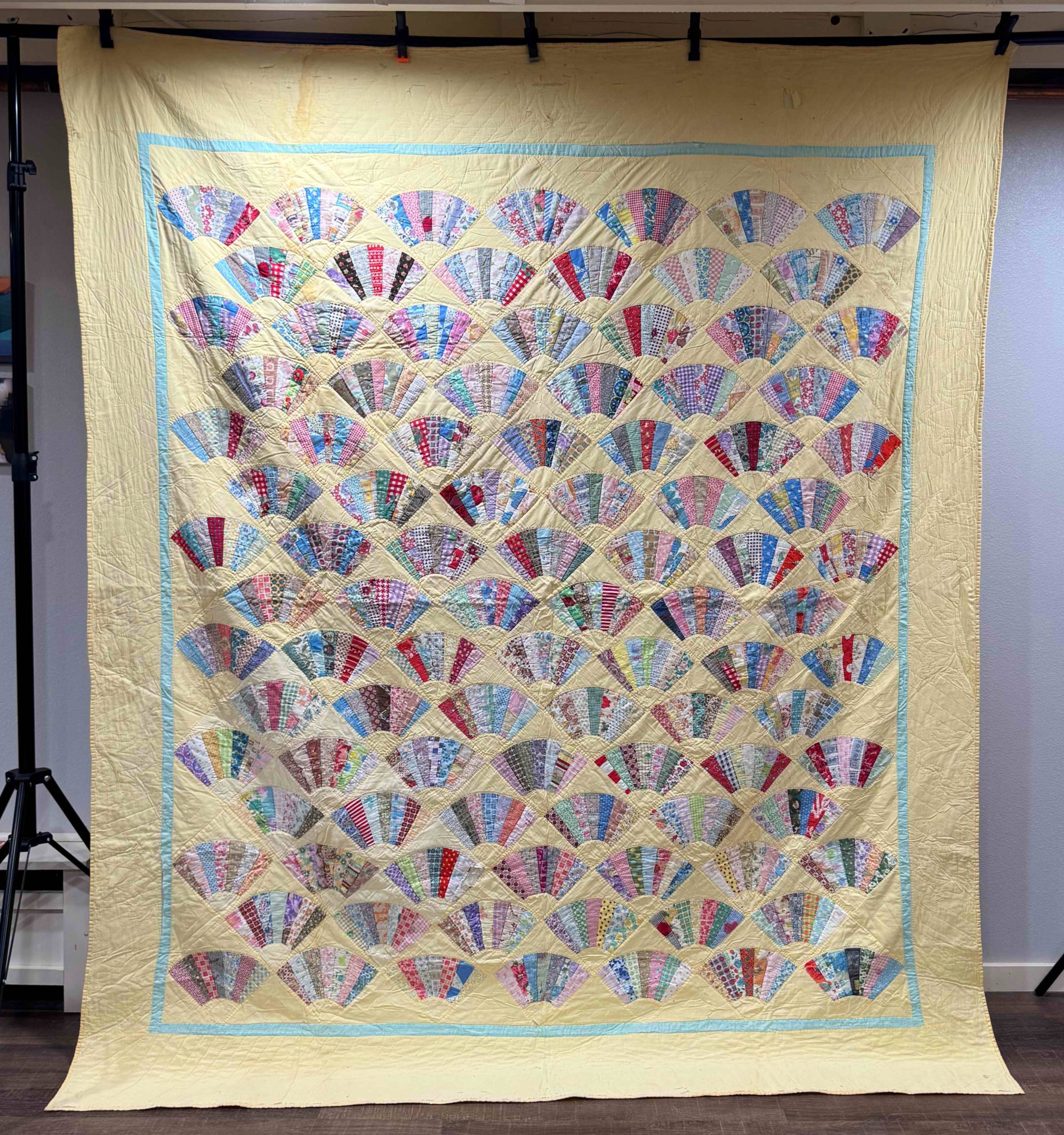 Vintage Grandmother's Fan Quilt