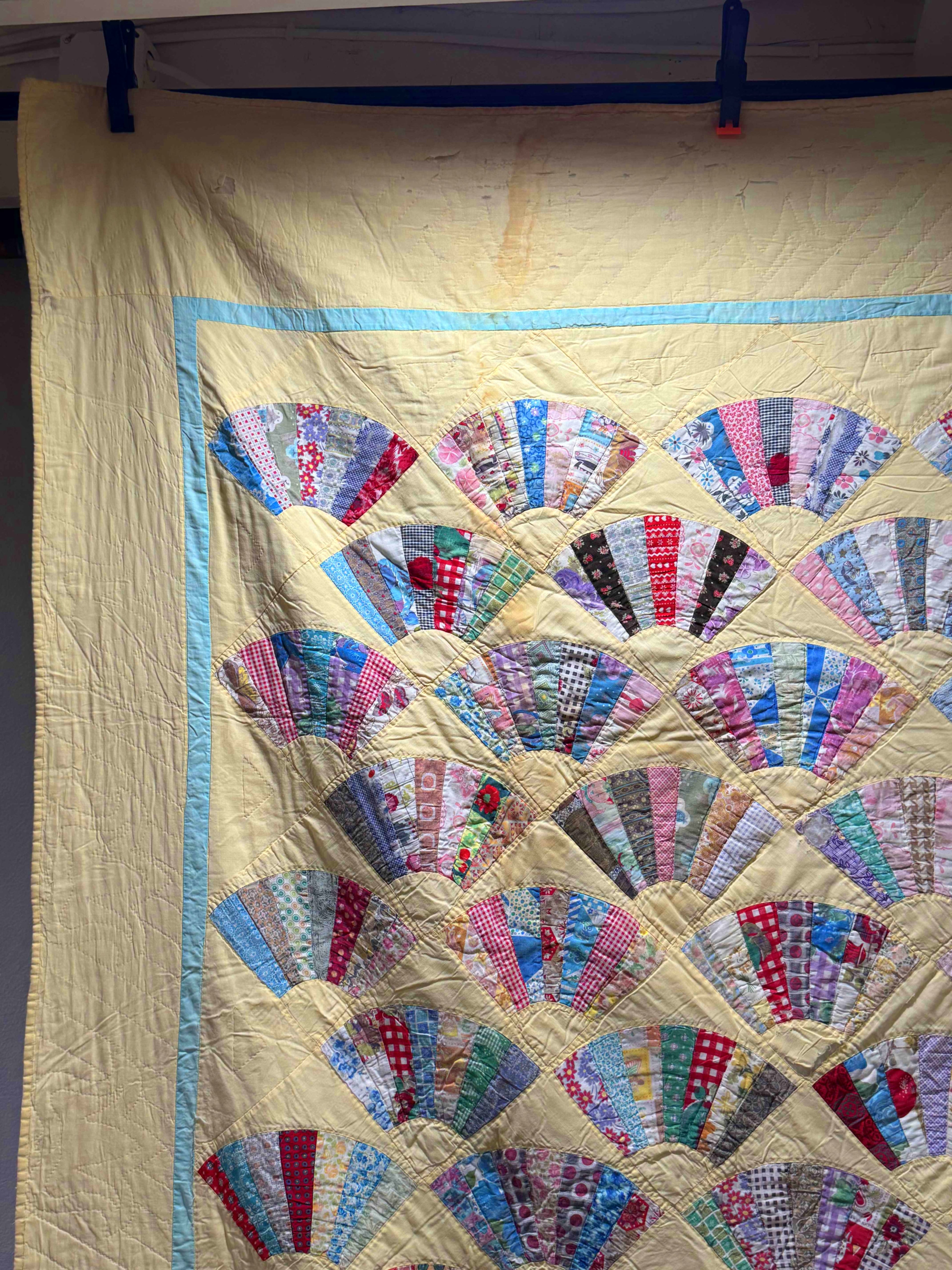 Vintage Grandmother's Fan Quilt