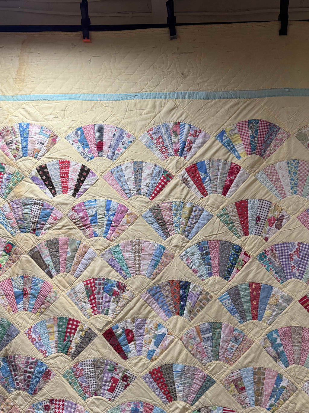 Vintage Grandmother's Fan Quilt