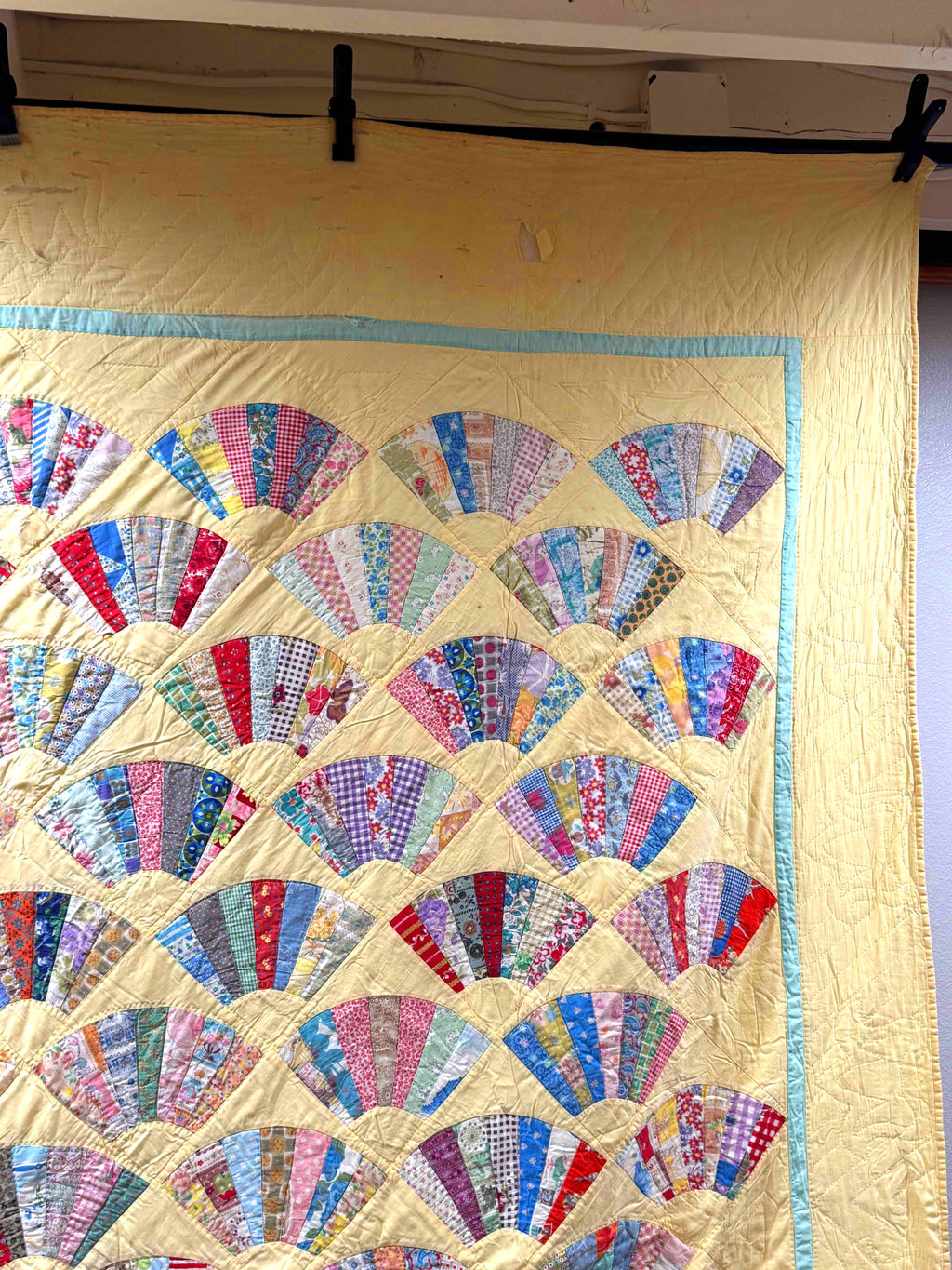 Vintage Grandmother's Fan Quilt