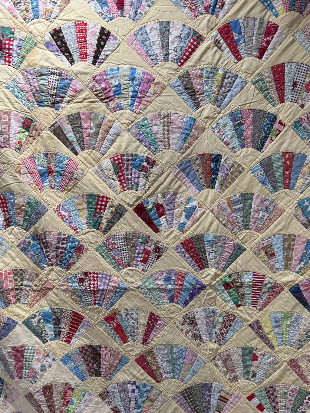 Vintage Grandmother's Fan Quilt