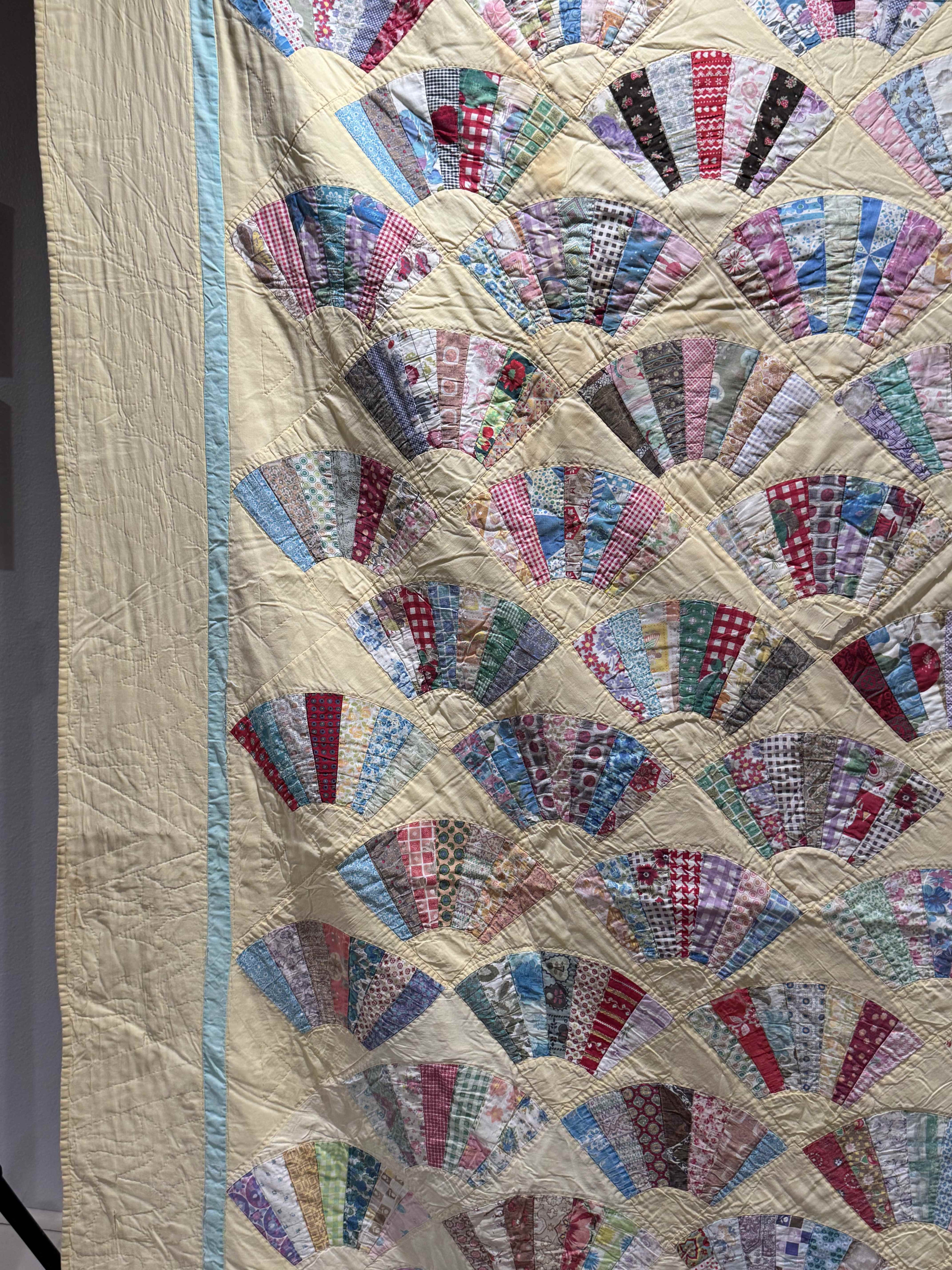 Vintage Grandmother's Fan Quilt