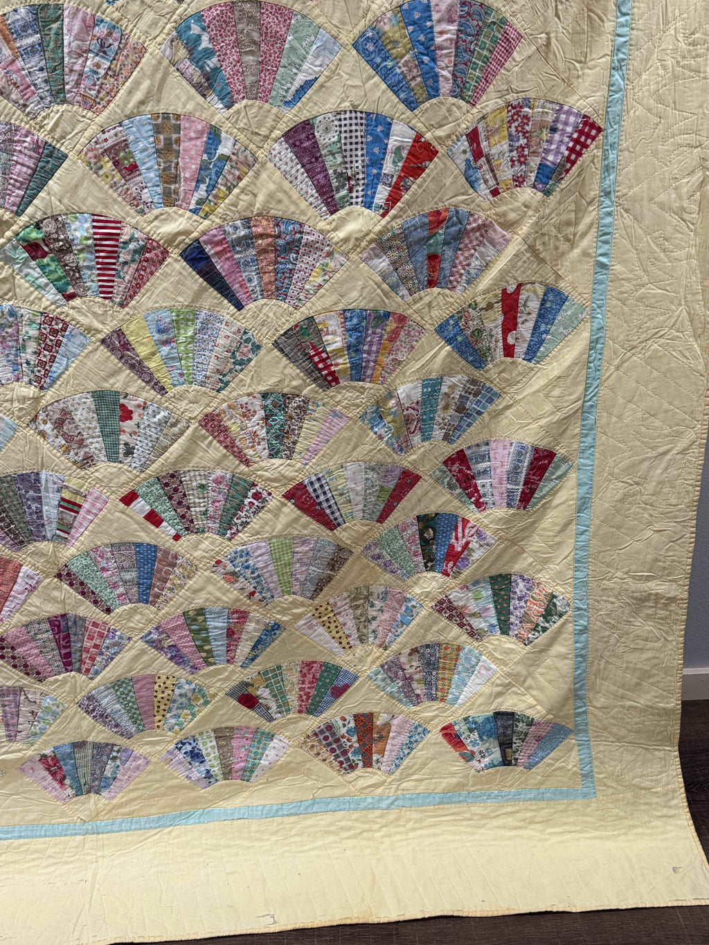 Vintage Grandmother's Fan Quilt