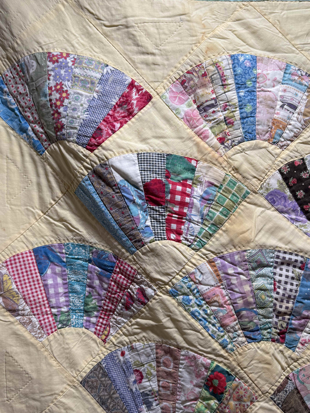 Vintage Grandmother's Fan Quilt