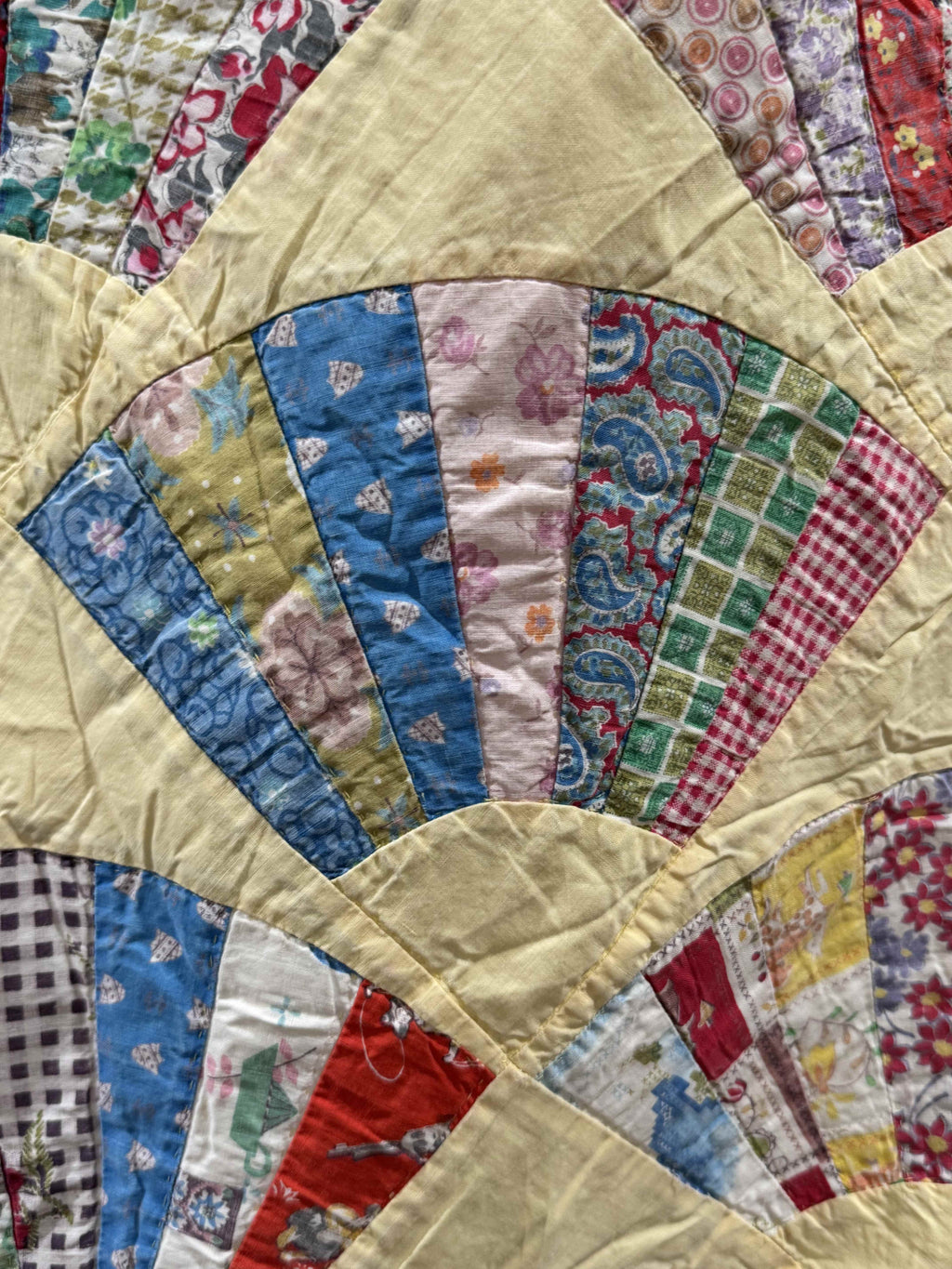 Vintage Grandmother's Fan Quilt