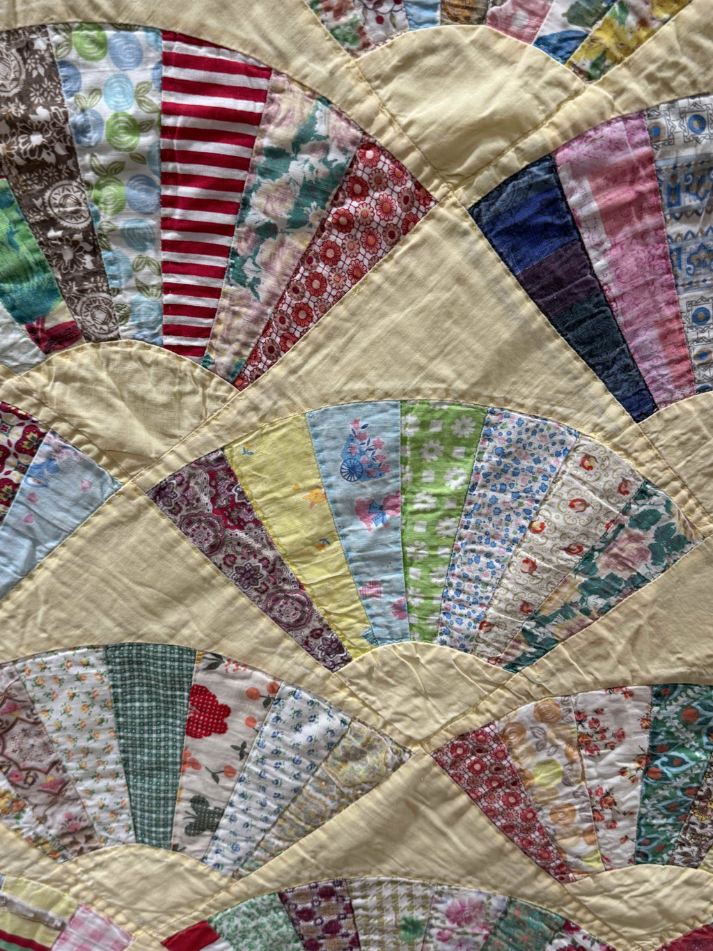 Vintage Grandmother's Fan Quilt