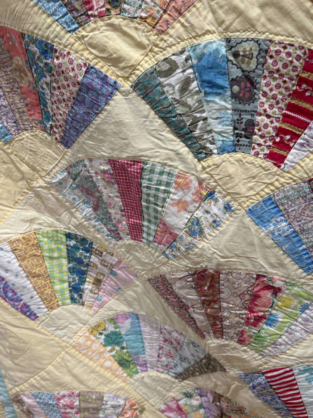 Vintage Grandmother's Fan Quilt