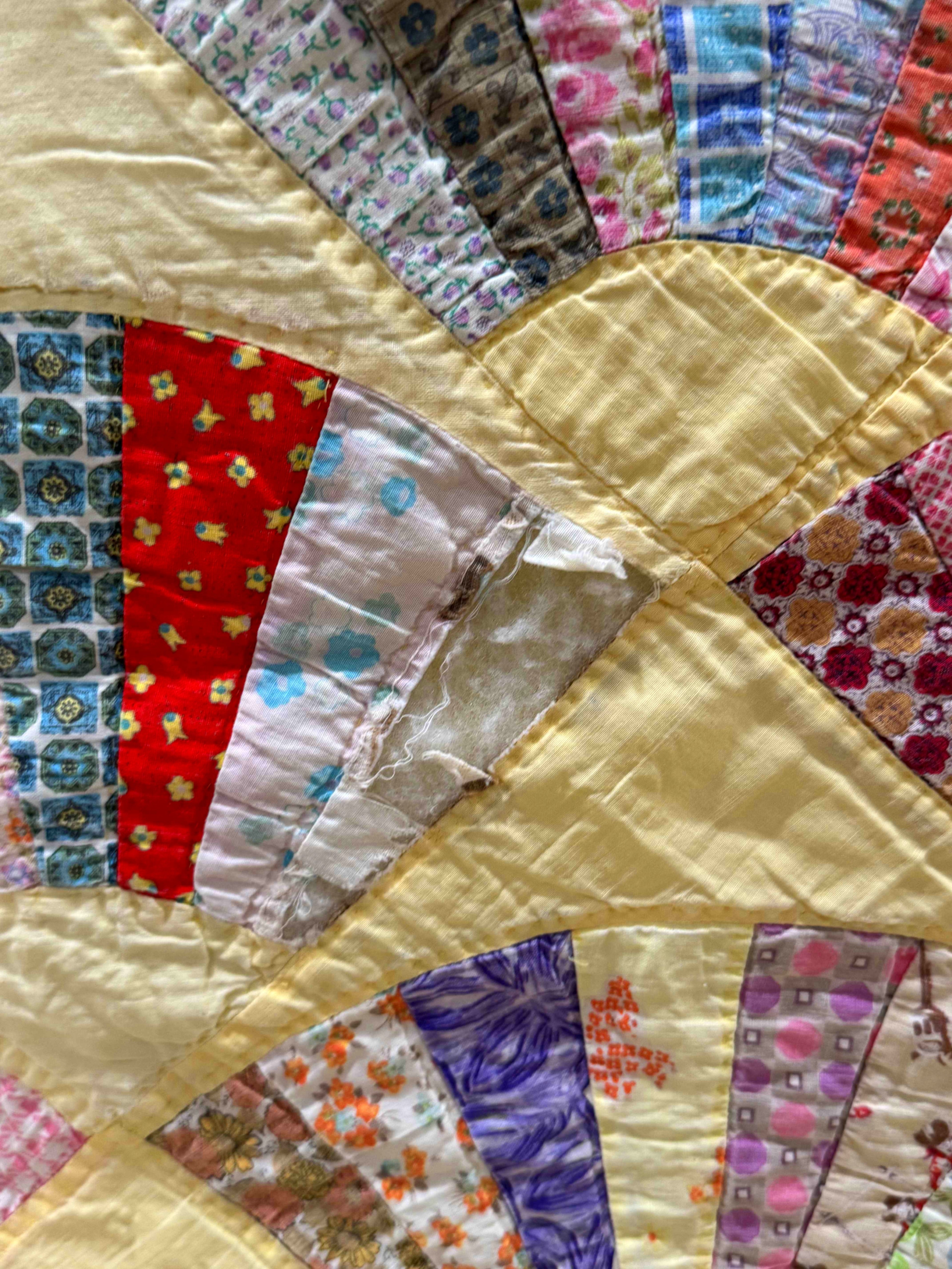 Vintage Grandmother's Fan Quilt