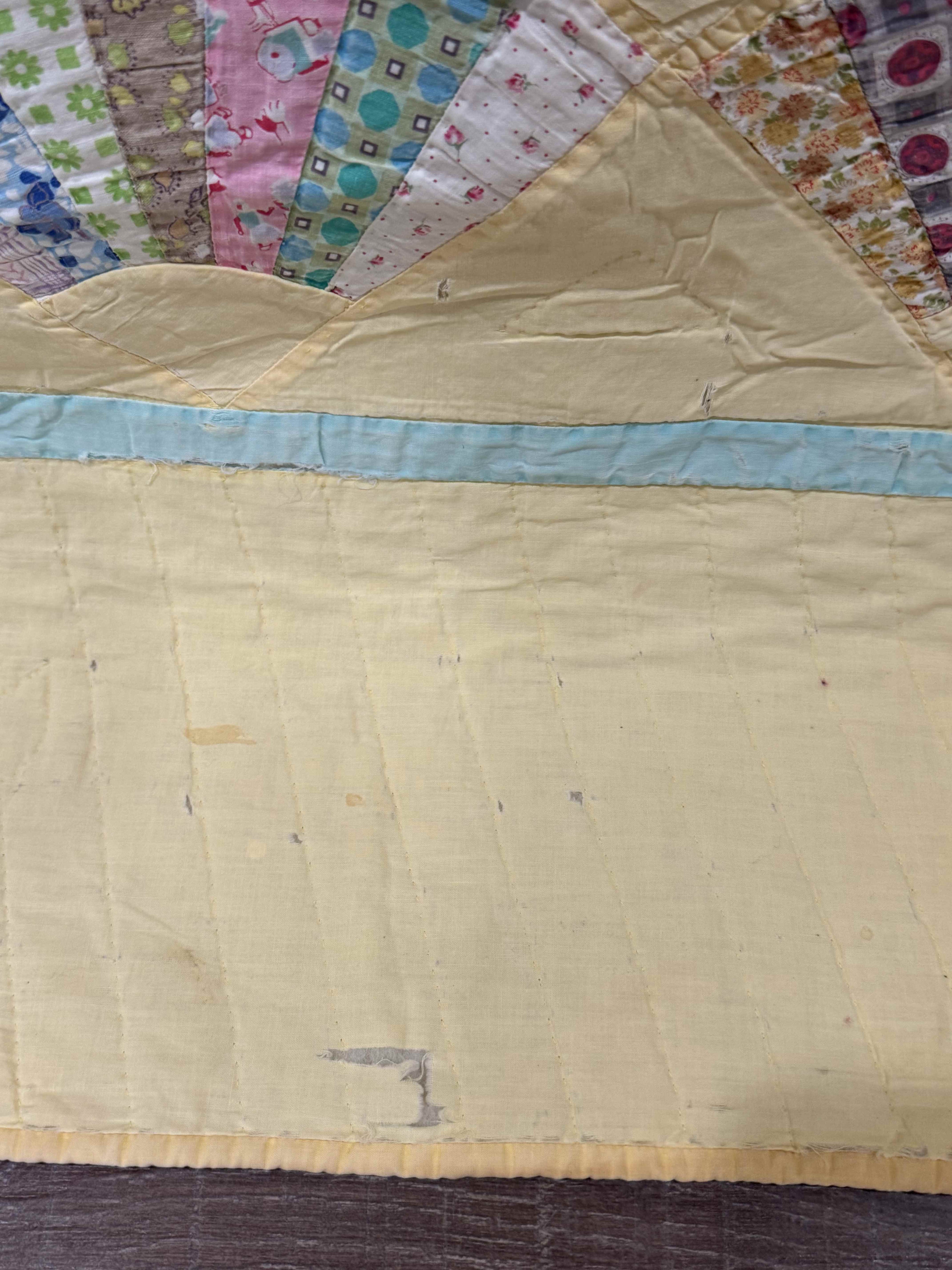 Vintage Grandmother's Fan Quilt