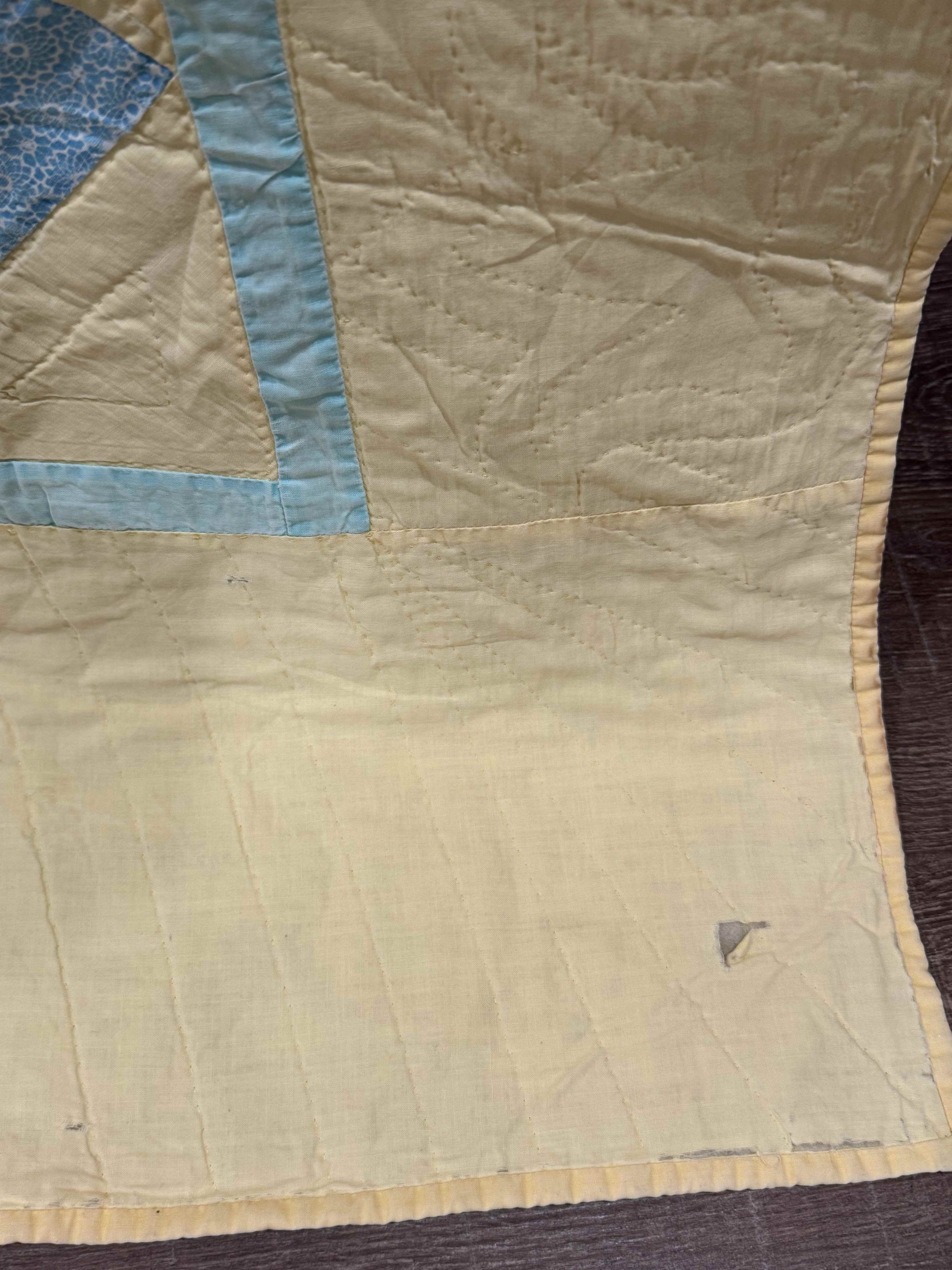 Vintage Grandmother's Fan Quilt