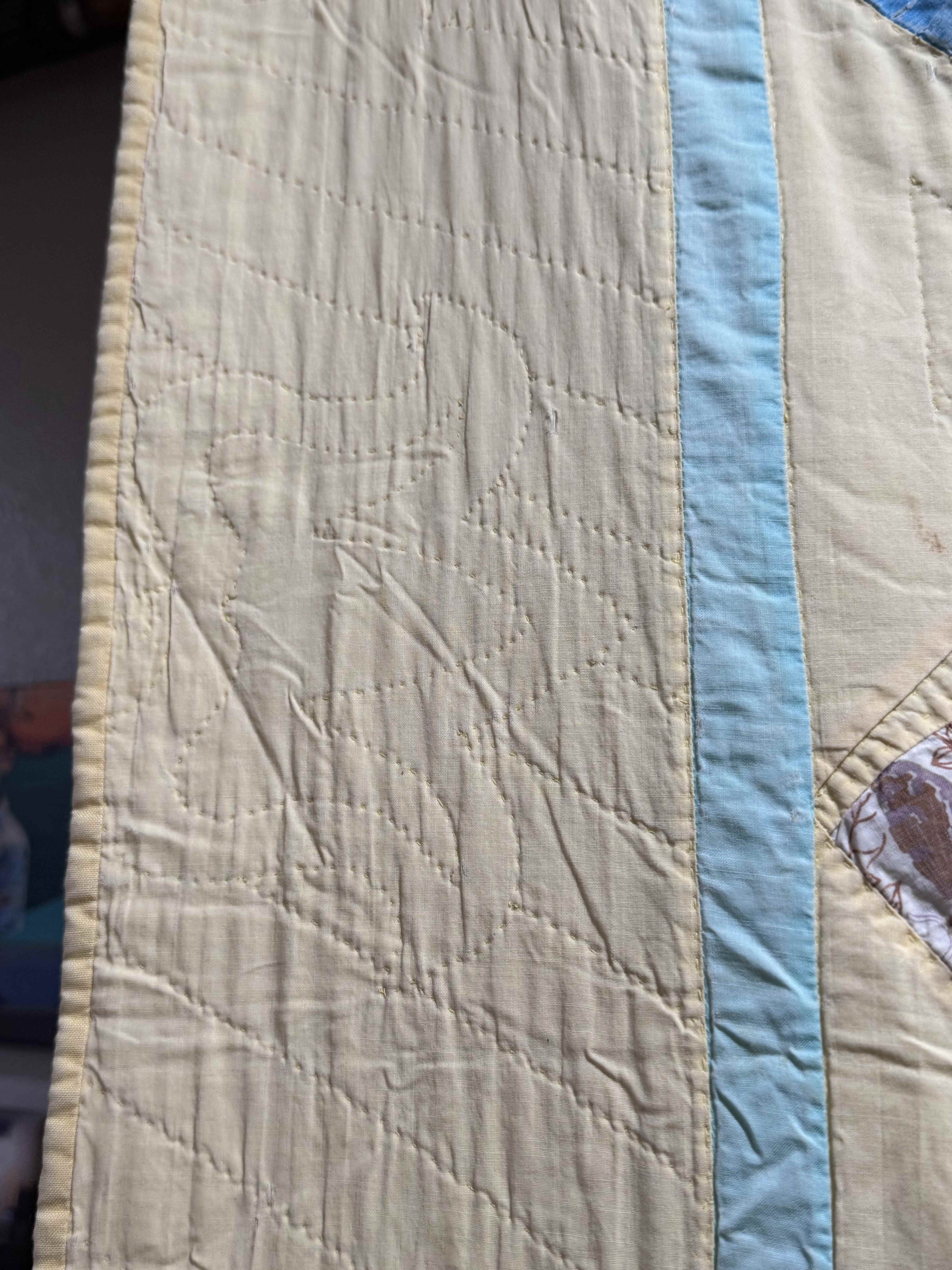 Vintage Grandmother's Fan Quilt