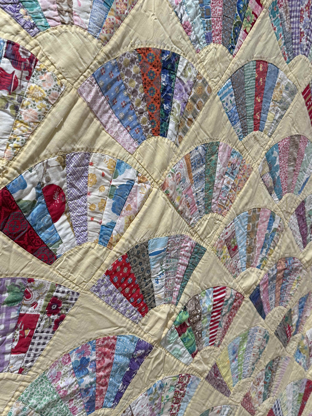 Vintage Grandmother's Fan Quilt