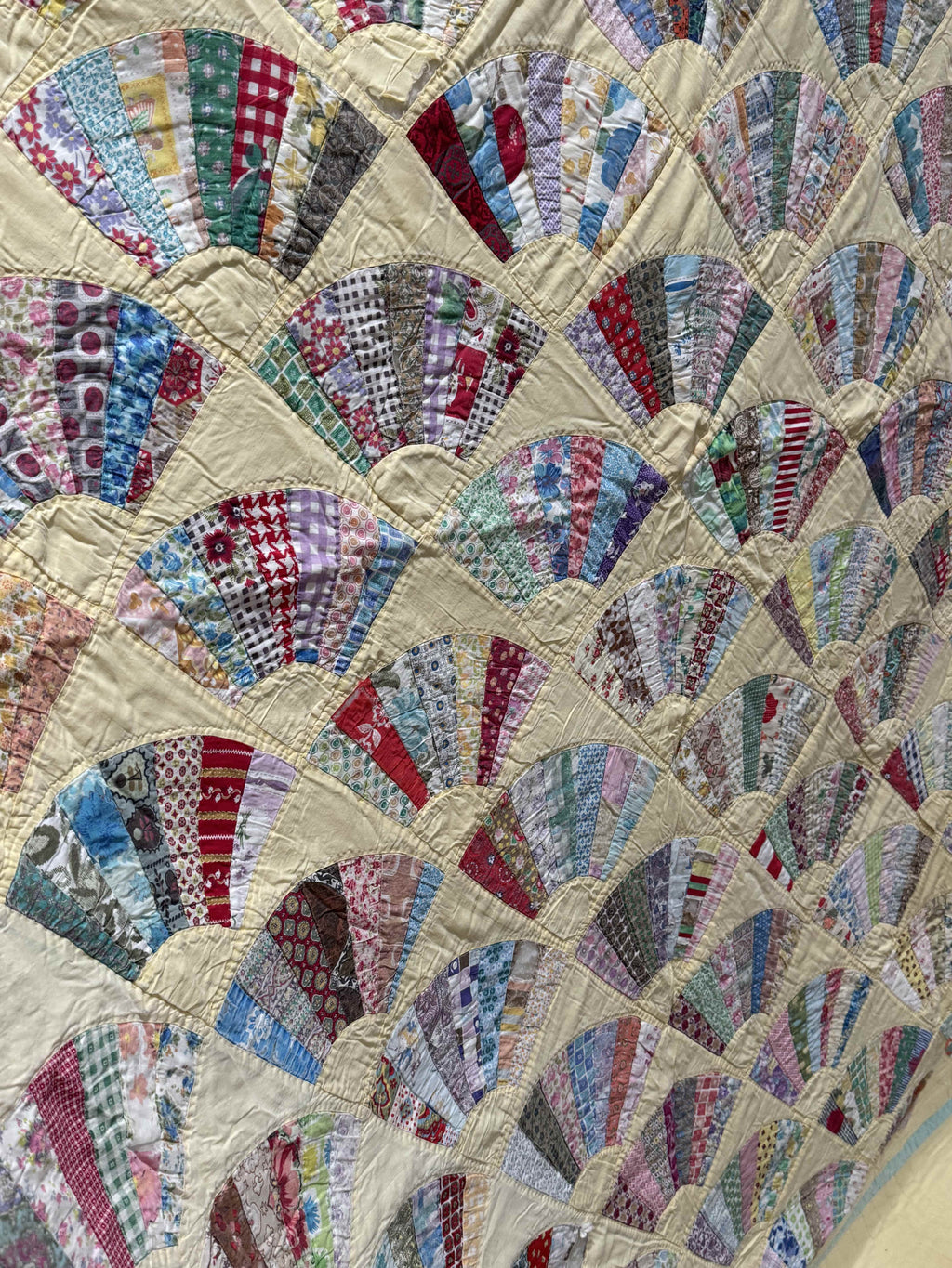 Vintage Grandmother's Fan Quilt