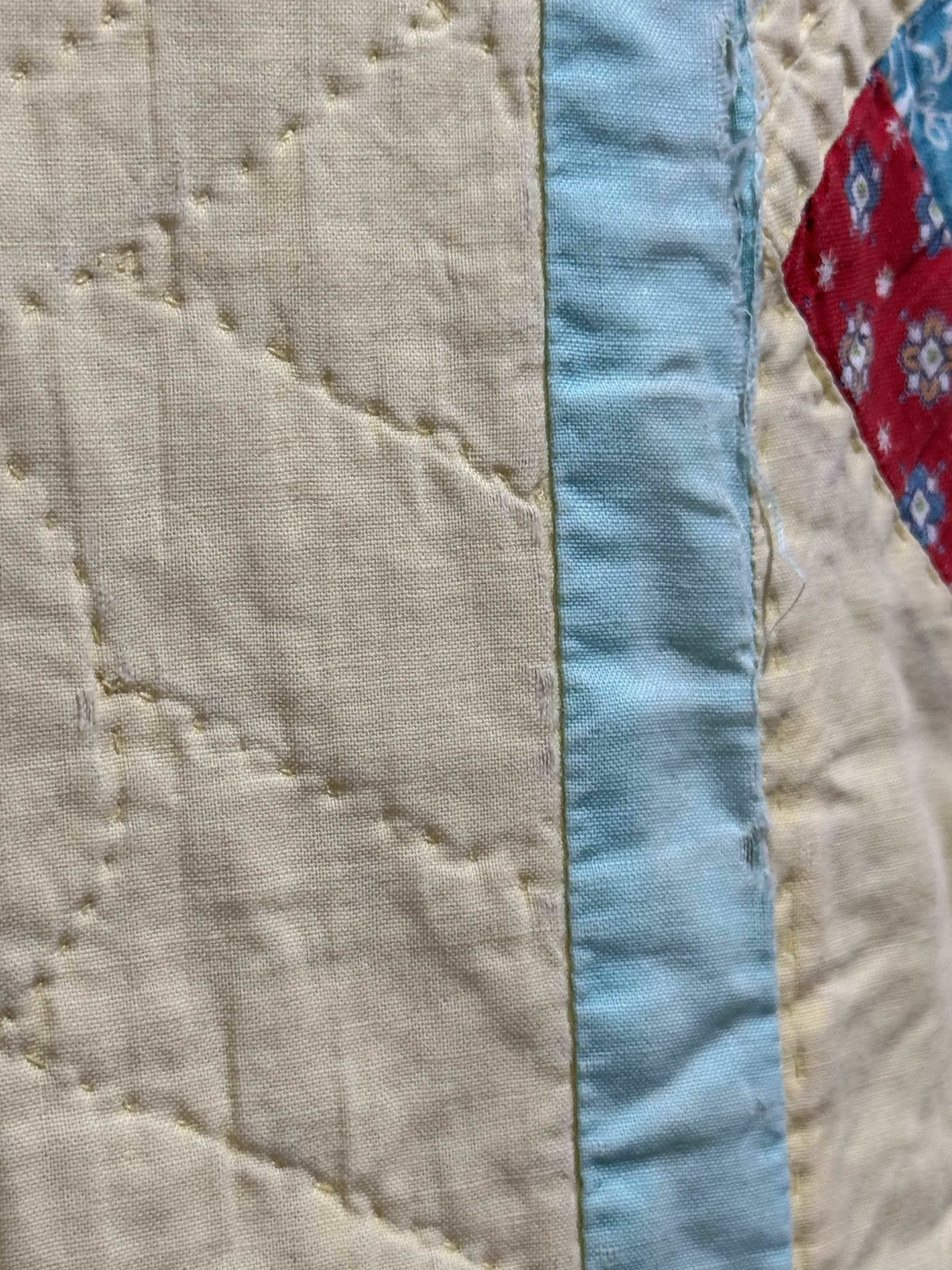 Vintage Grandmother's Fan Quilt
