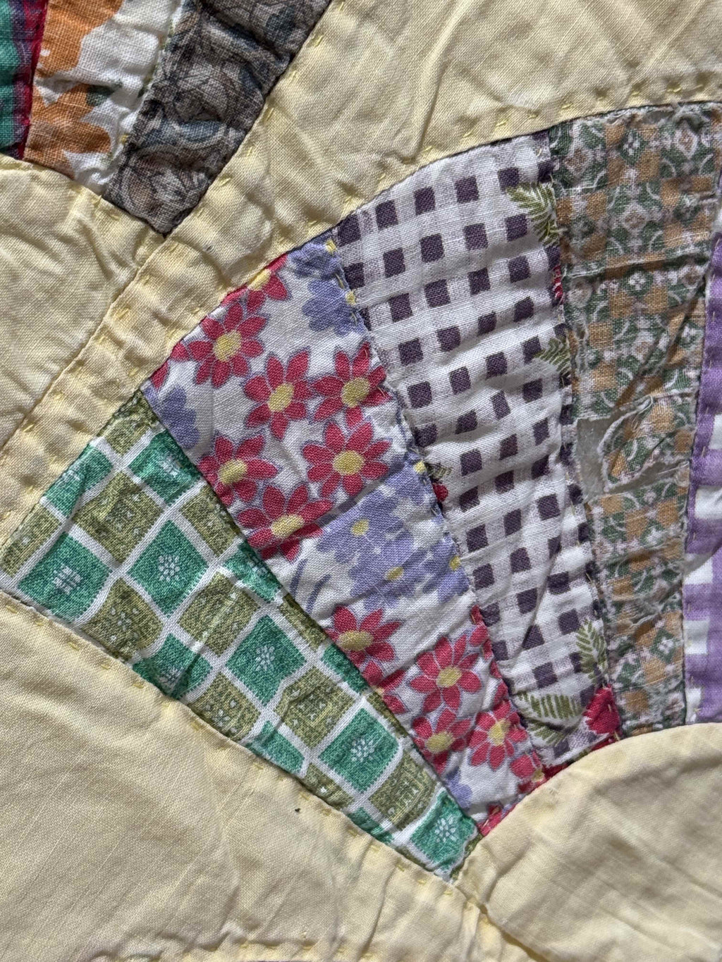 Vintage Grandmother's Fan Quilt