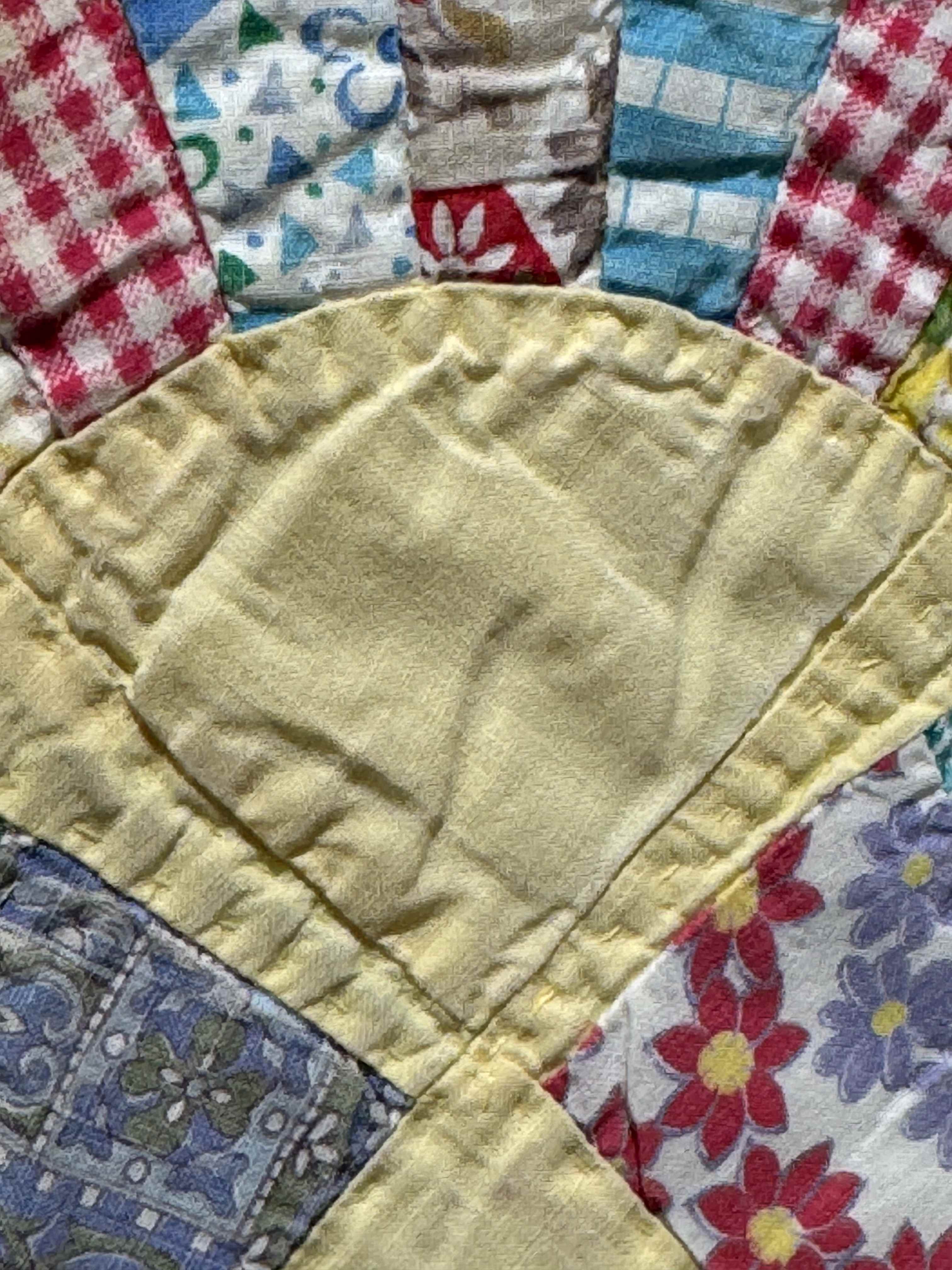 Vintage Grandmother's Fan Quilt