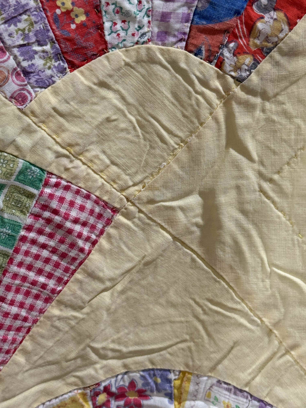 Vintage Grandmother's Fan Quilt