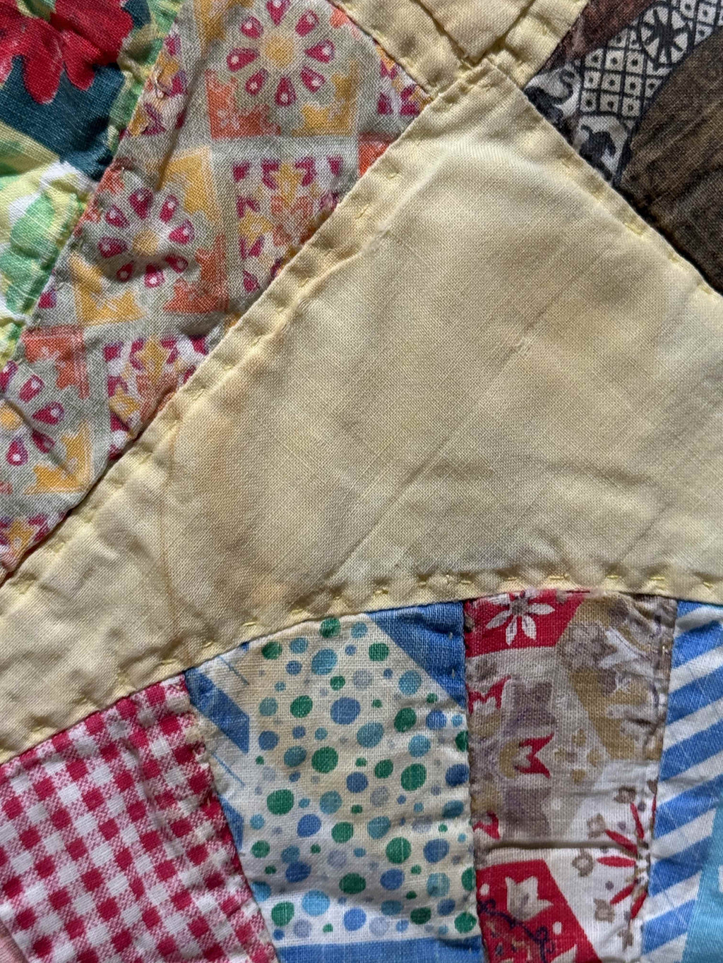 Vintage Grandmother's Fan Quilt
