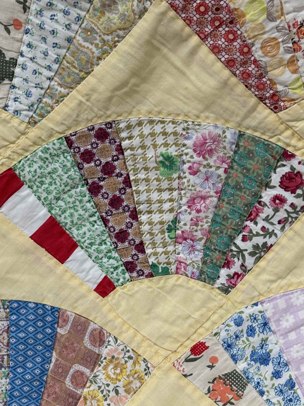 Vintage Grandmother's Fan Quilt