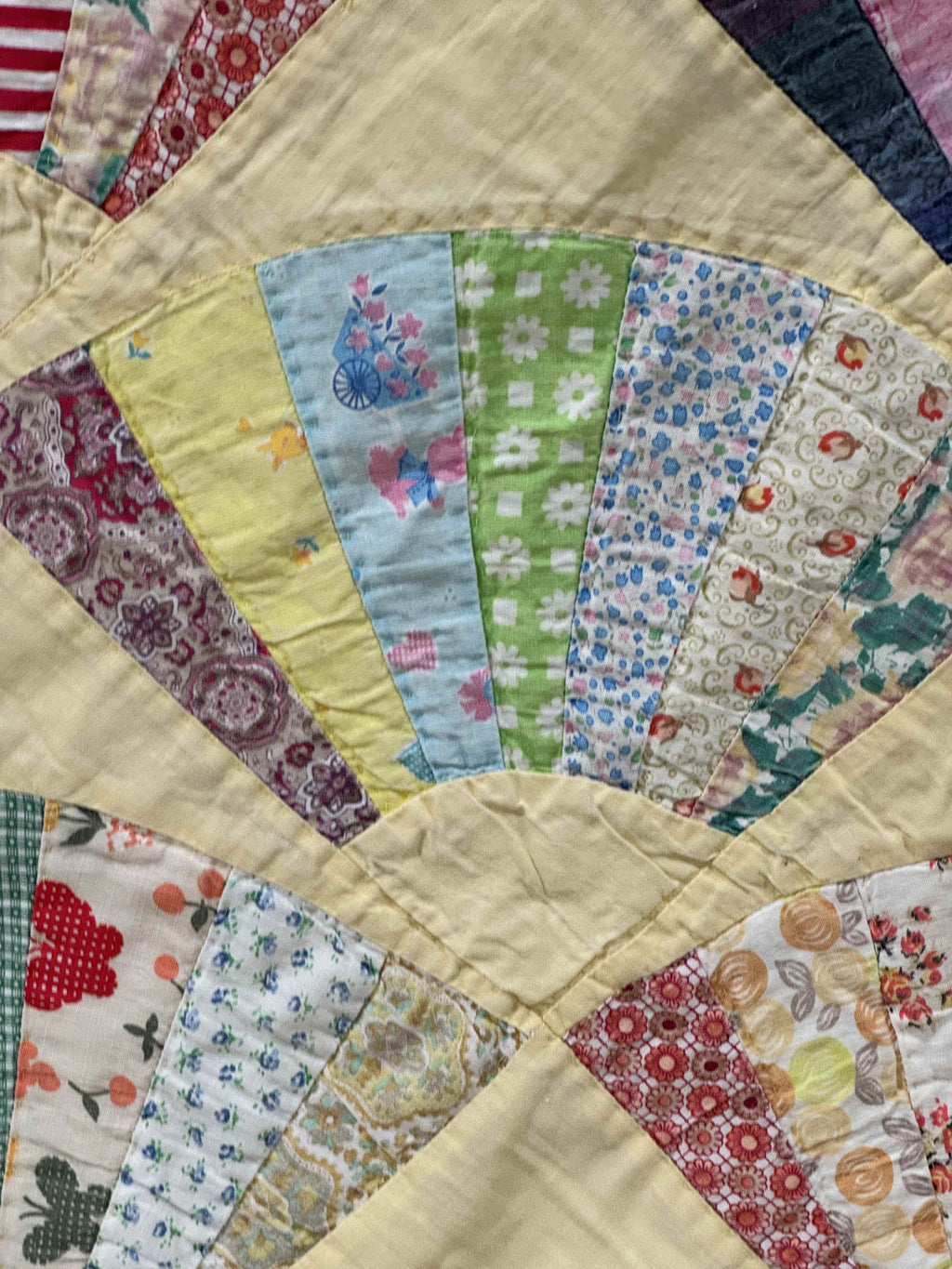 Vintage Grandmother's Fan Quilt