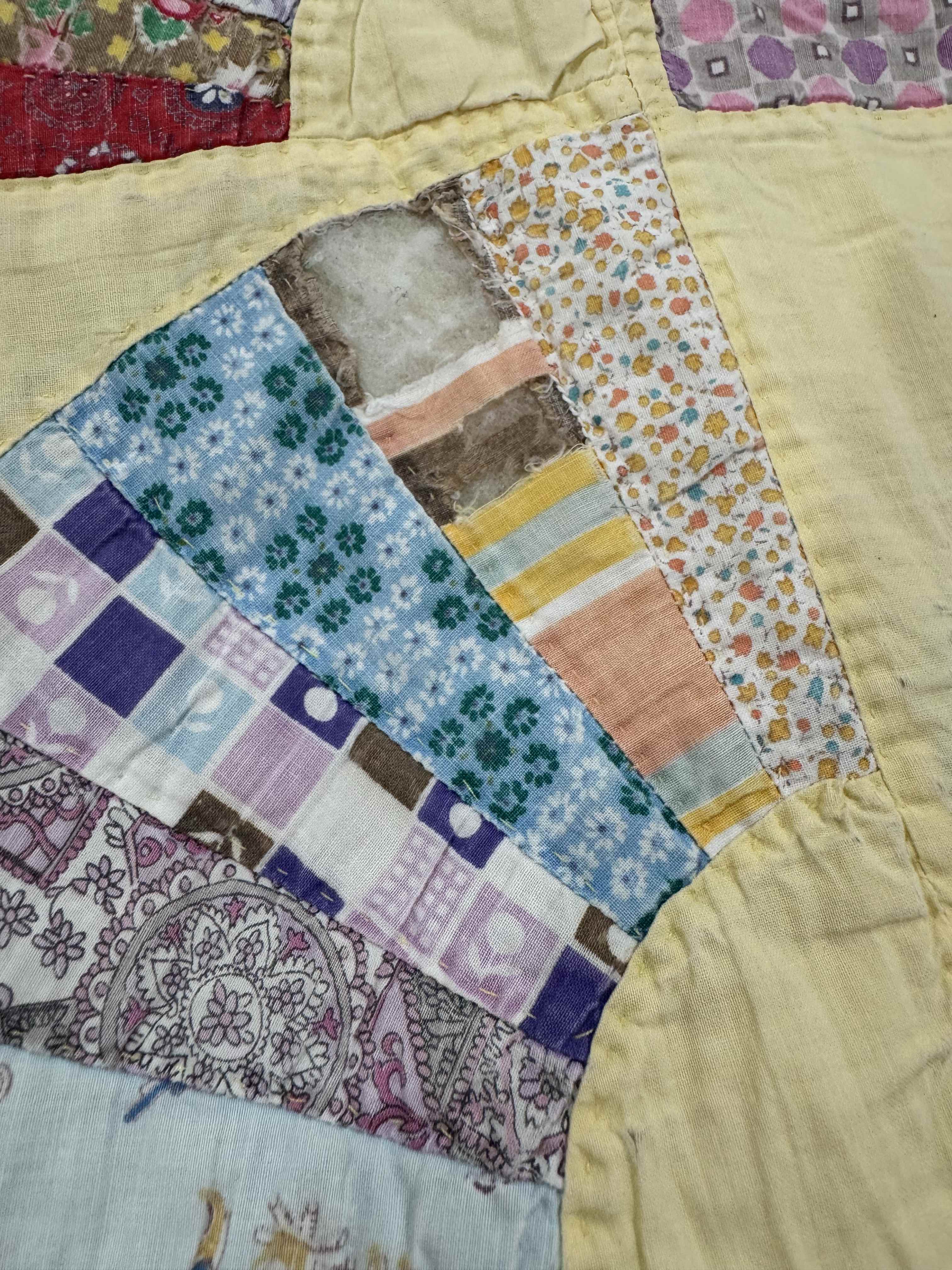 Vintage Grandmother's Fan Quilt