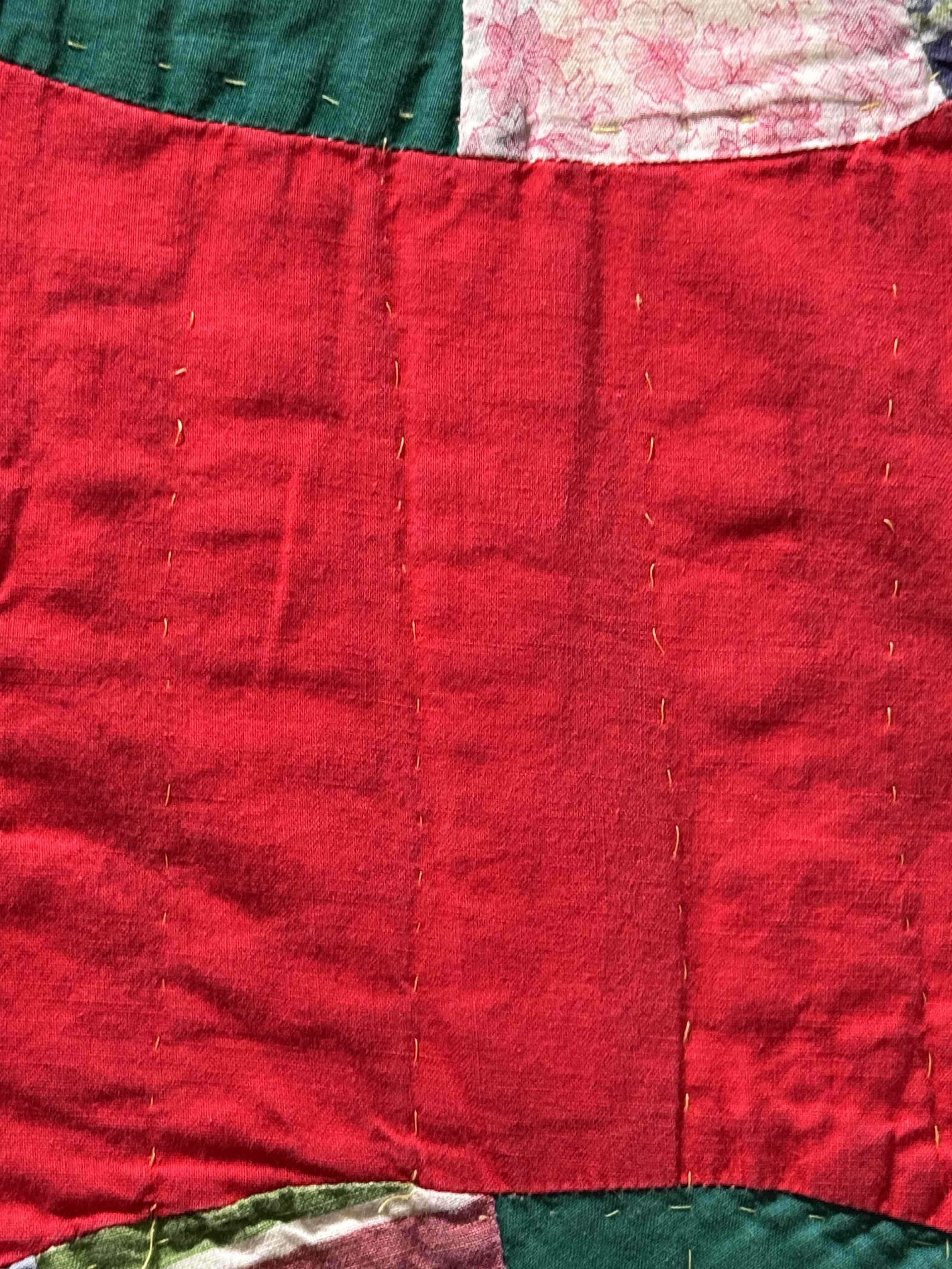 Vintage Double Wedding Ring Quilt