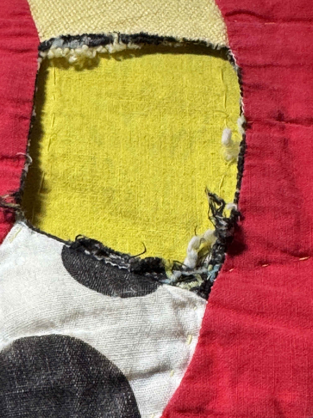 Vintage Double Wedding Ring Quilt