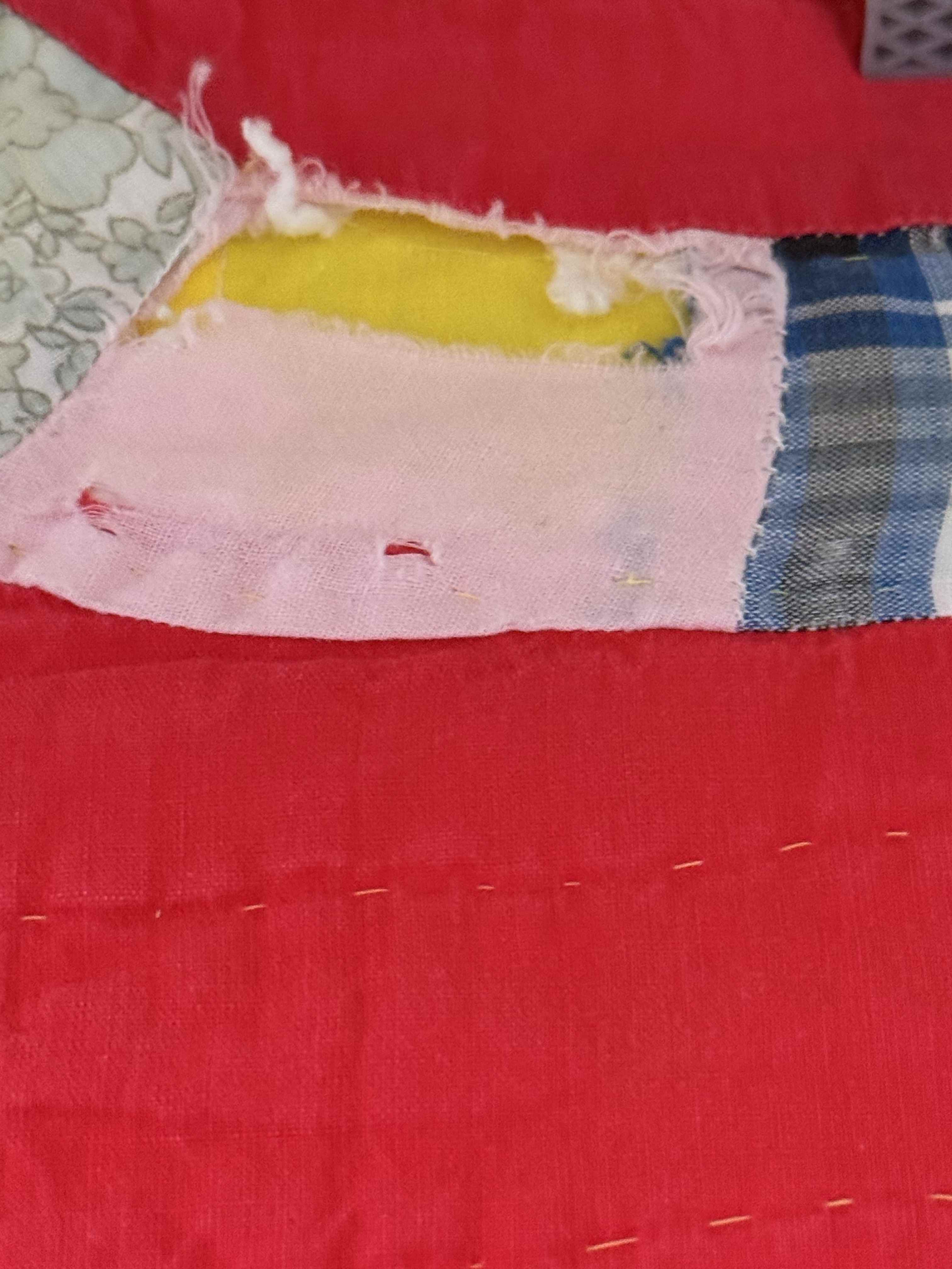 Vintage Double Wedding Ring Quilt