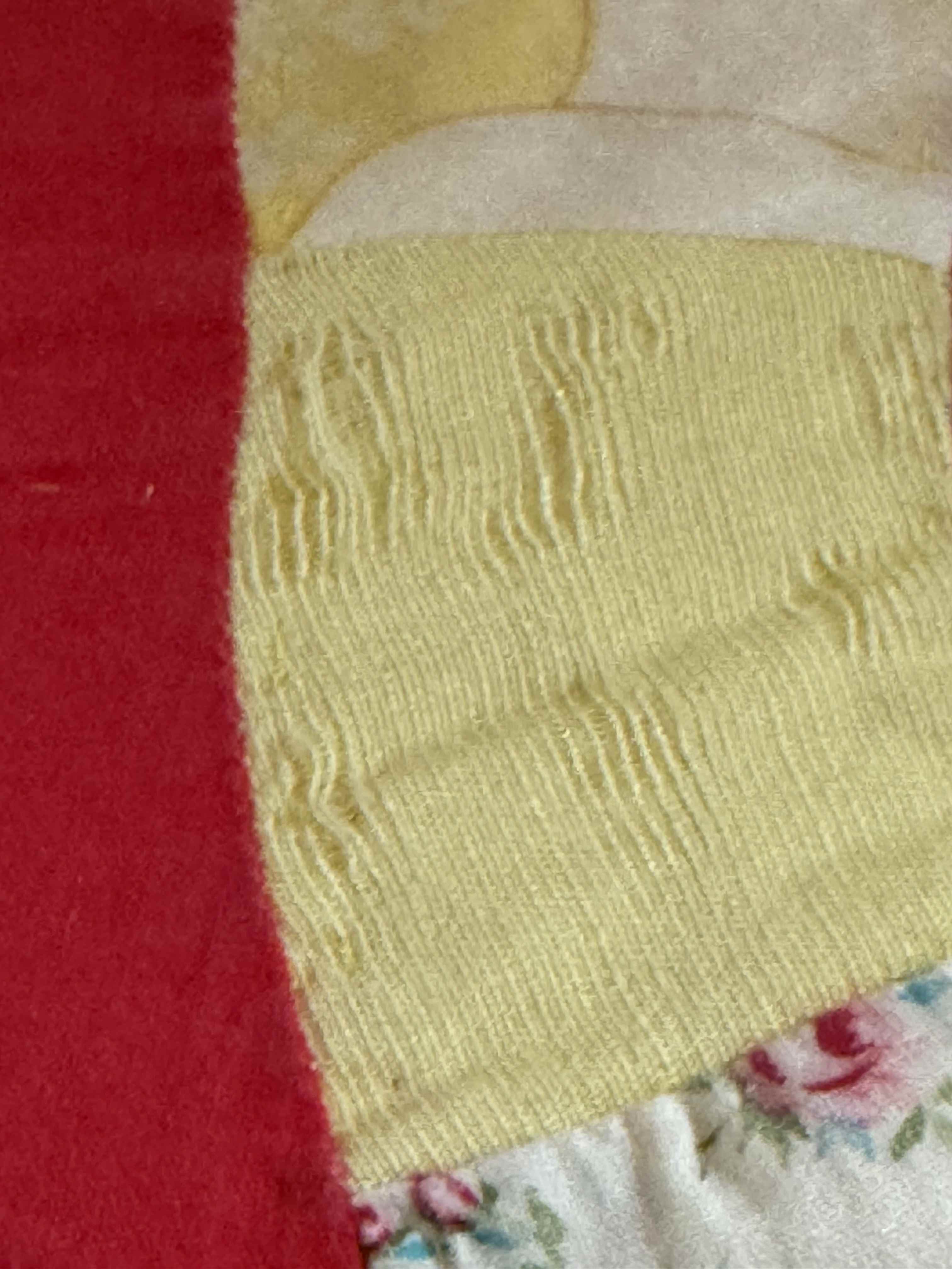 Vintage Double Wedding Ring Quilt