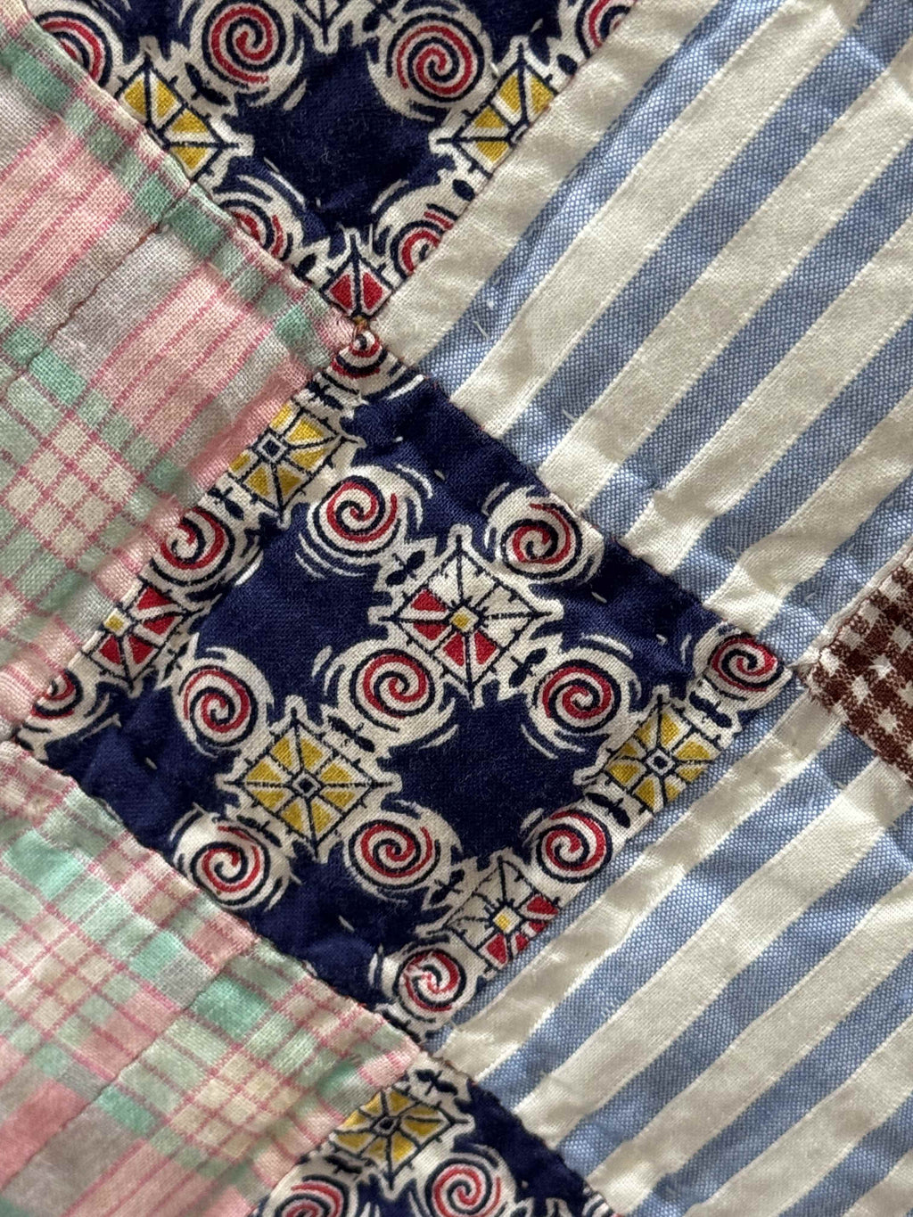Vintage Trip Around the World Quilt