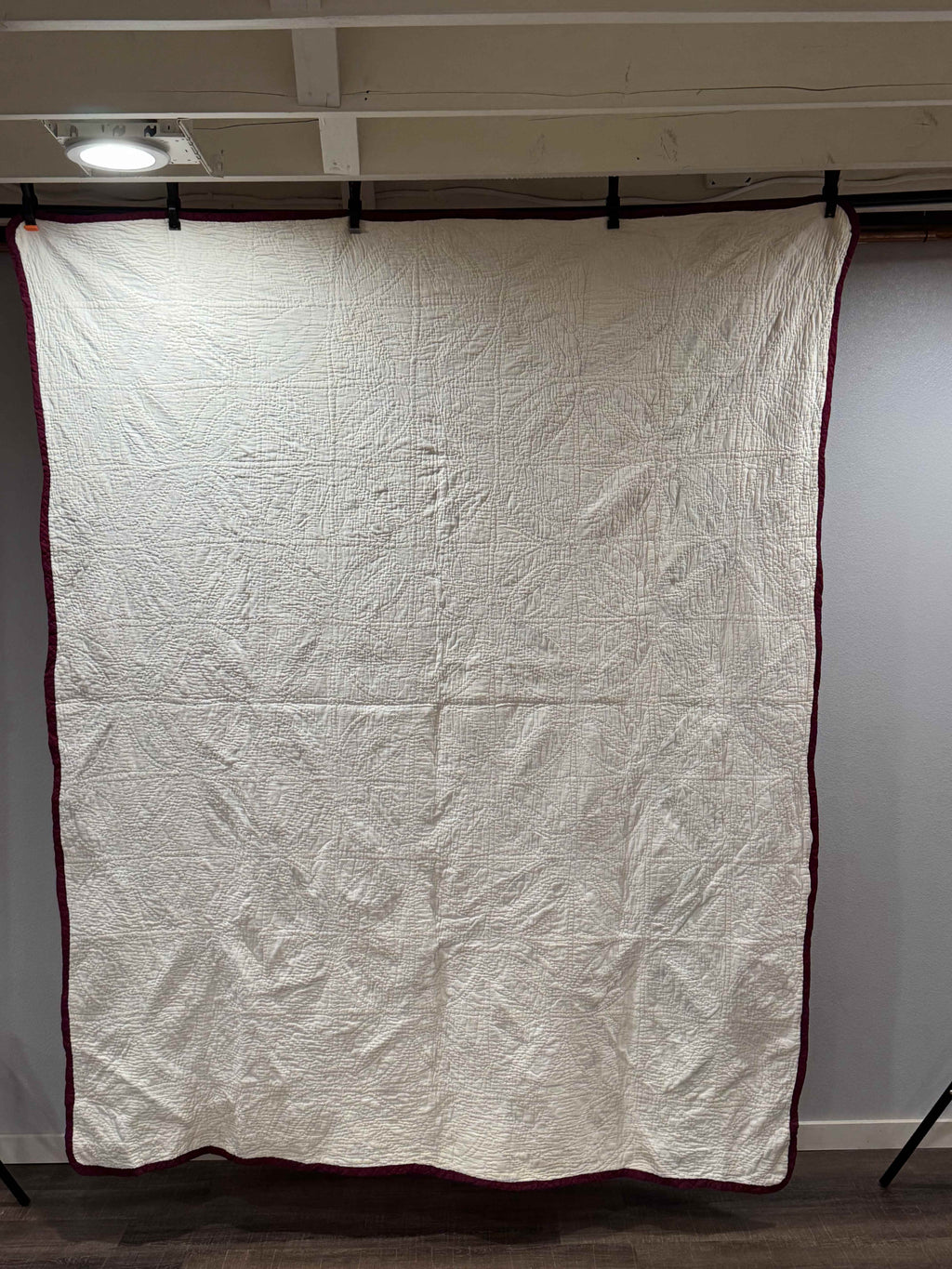 Vintage Double Wedding Ring Quilt