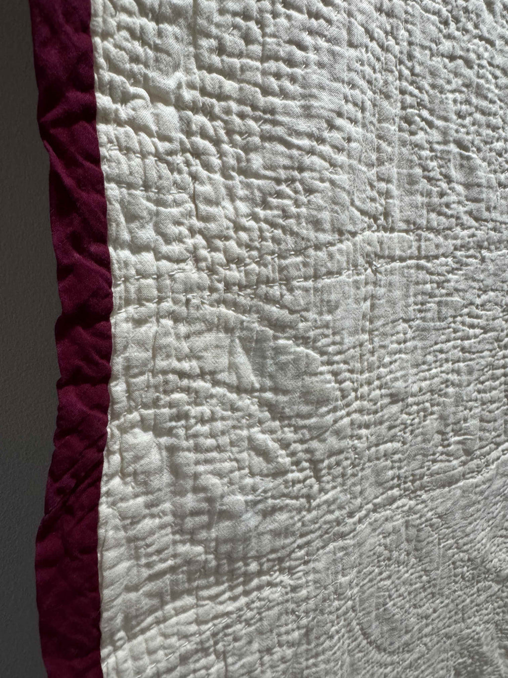 Vintage Double Wedding Ring Quilt
