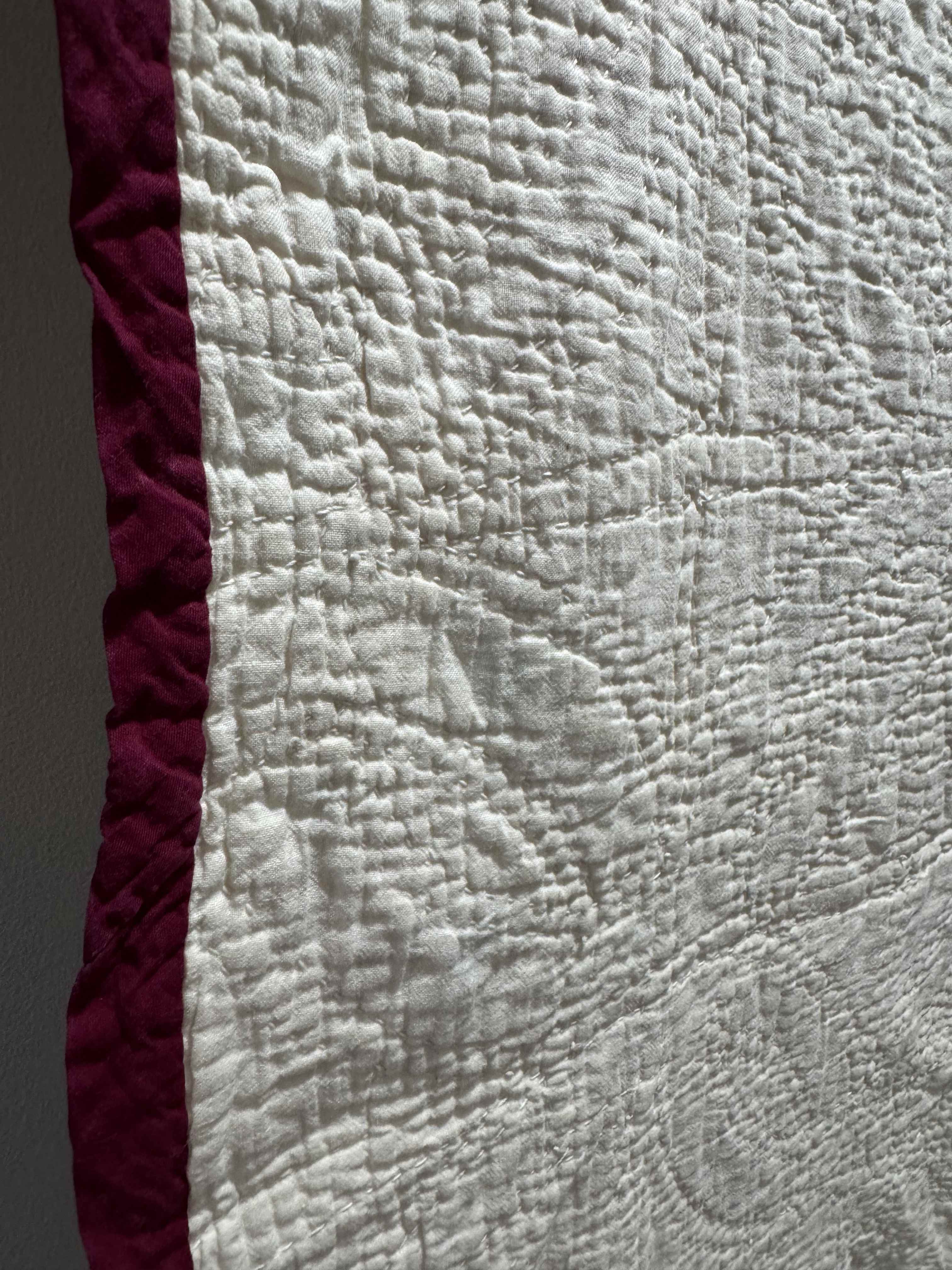 Vintage Double Wedding Ring Quilt