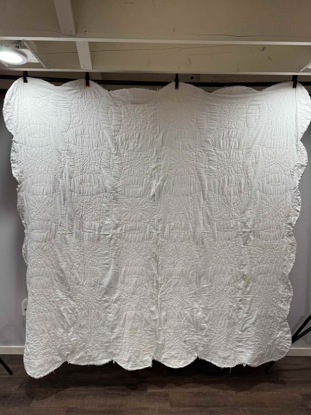 Vintage Double Wedding Ring Quilt