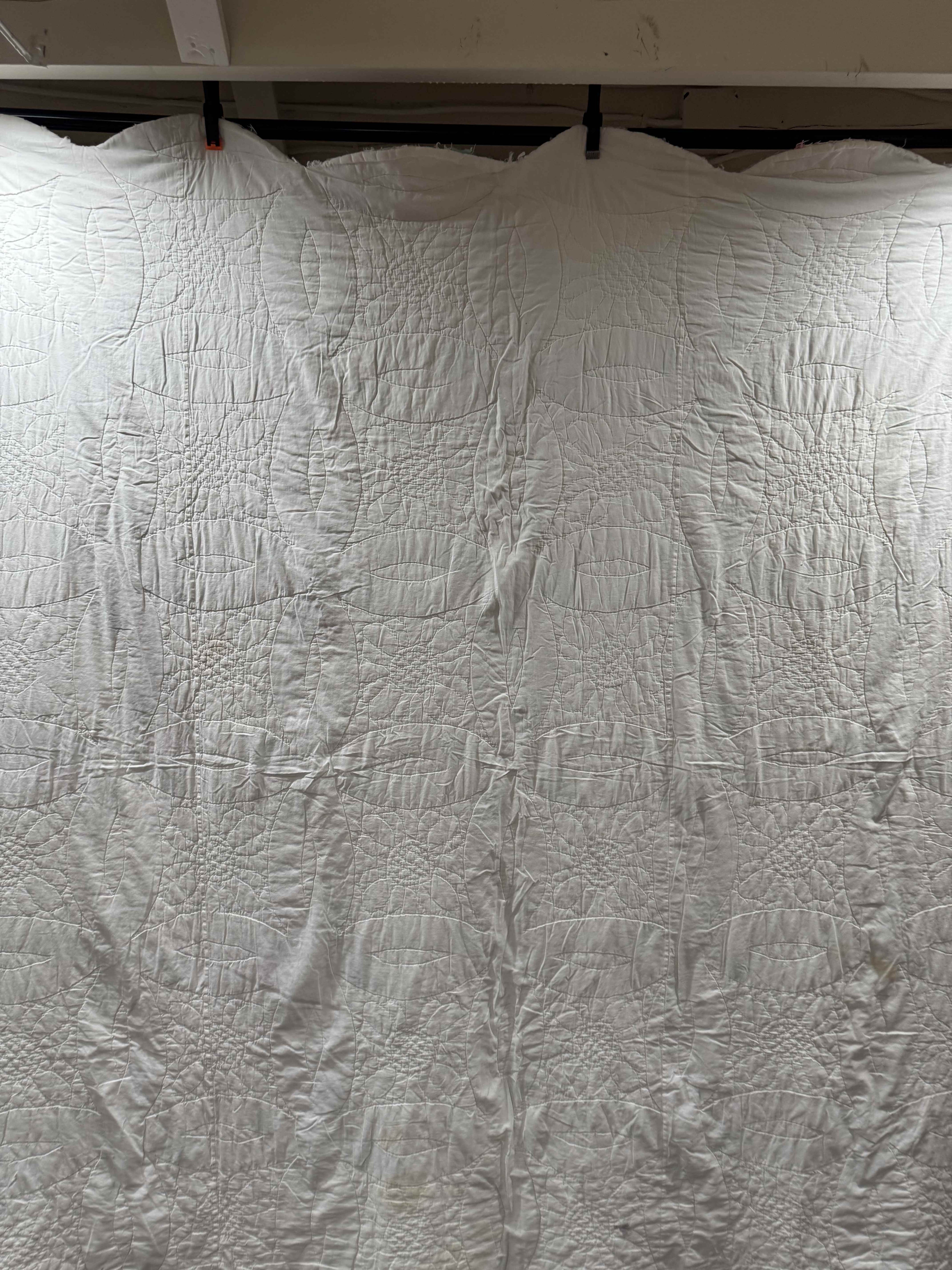 Vintage Double Wedding Ring Quilt