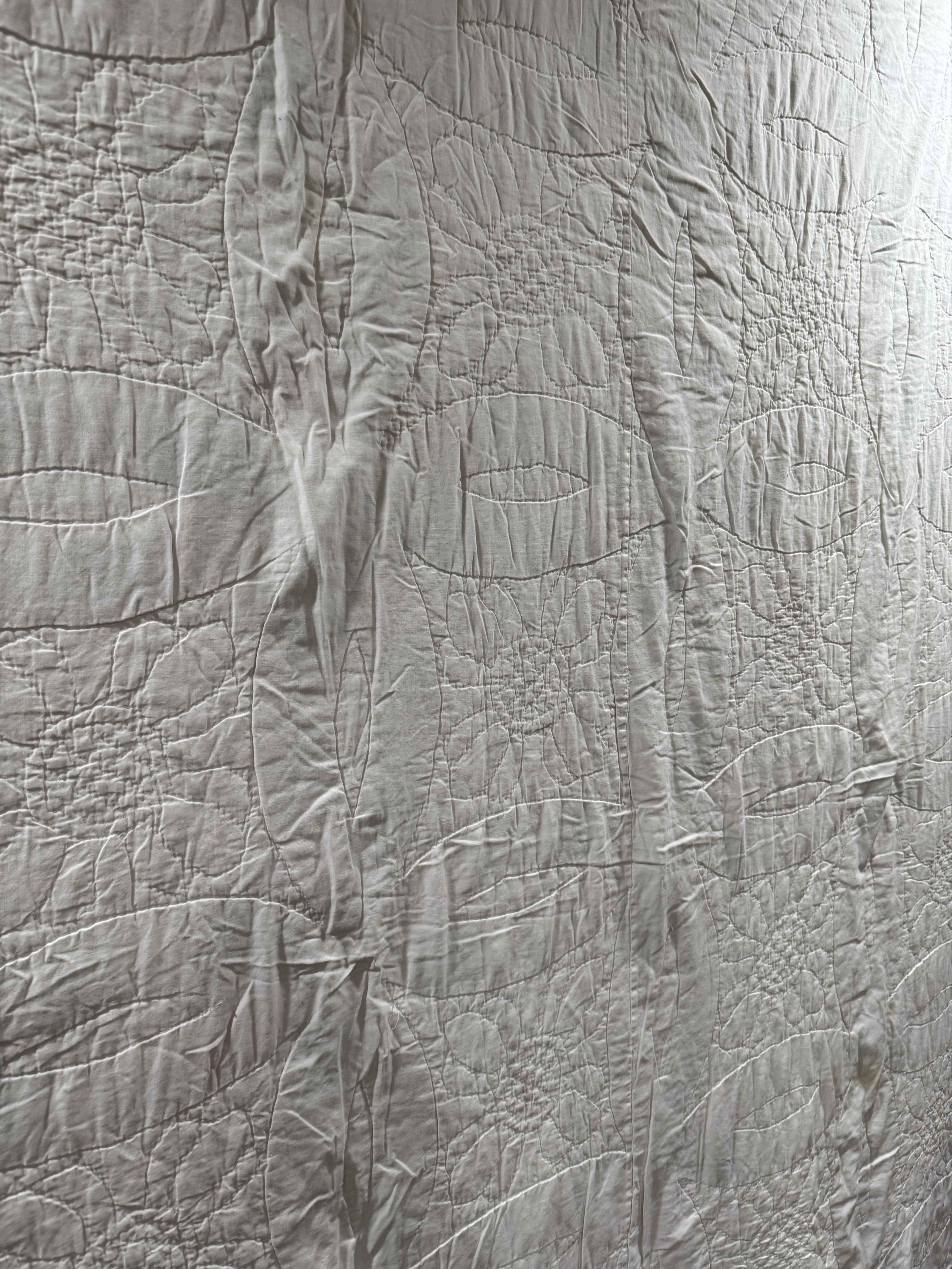 Vintage Double Wedding Ring Quilt