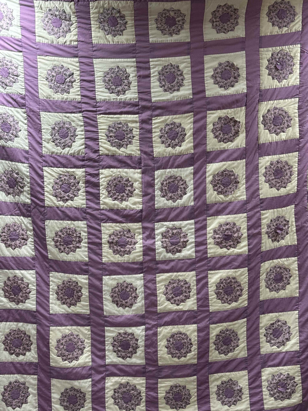 Vintage 12 Point Dresden Plate Quilt