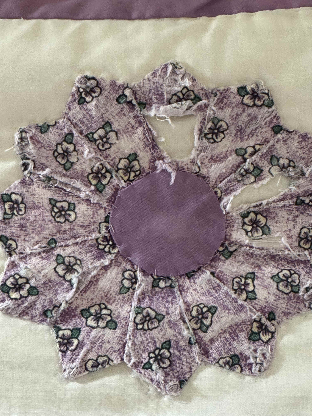 Vintage 12 Point Dresden Plate Quilt